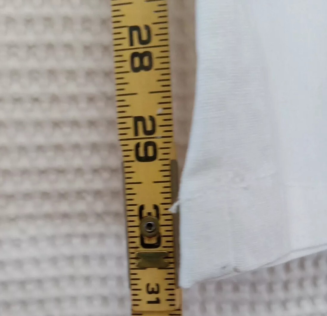 Hat And Beyond Linen Cotton Elastic Waist Drawstring Pants Ivory Size Medium