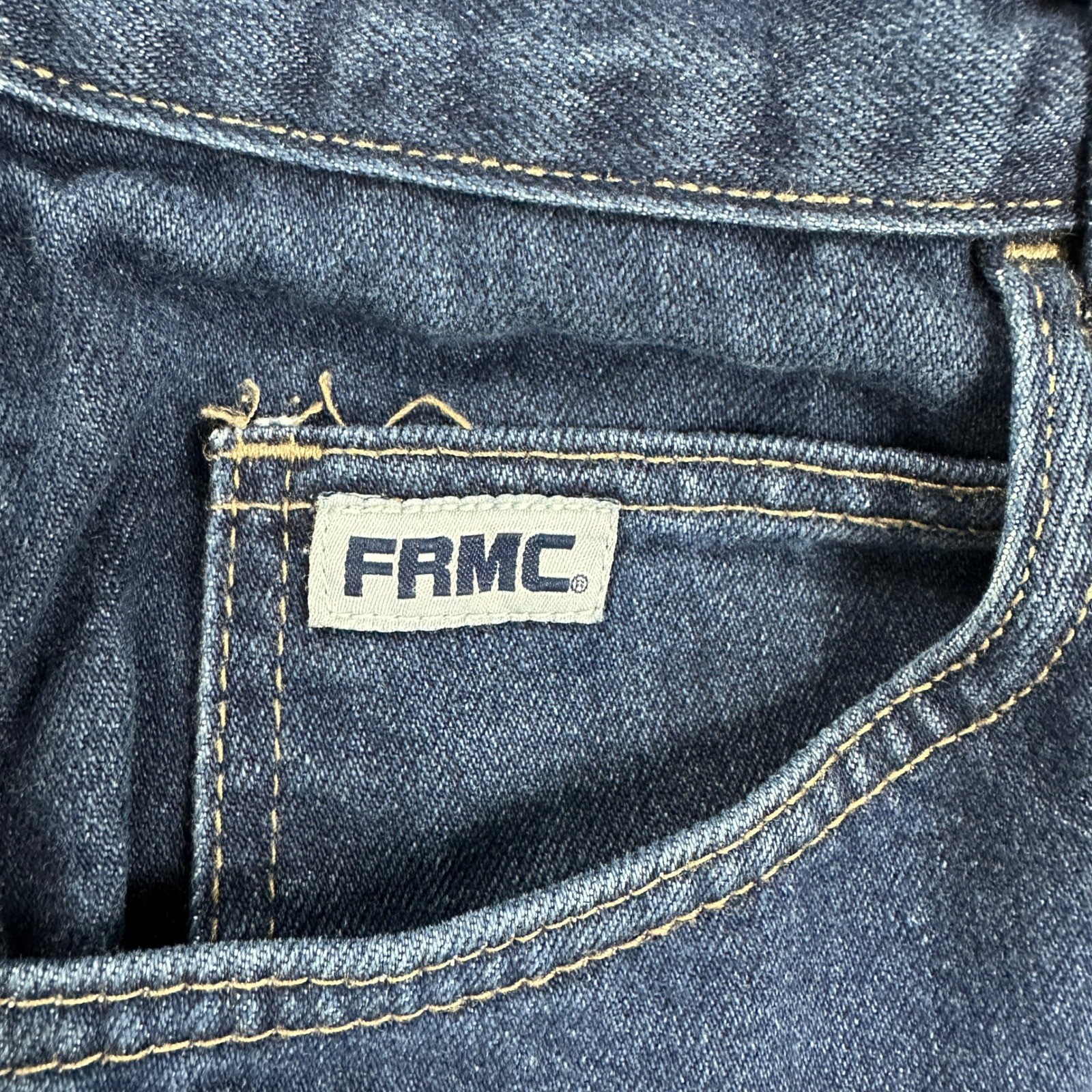 Tyndale FR F290T Flame Resistant Jeans Straight Leg Blue Denim 35×32 USA