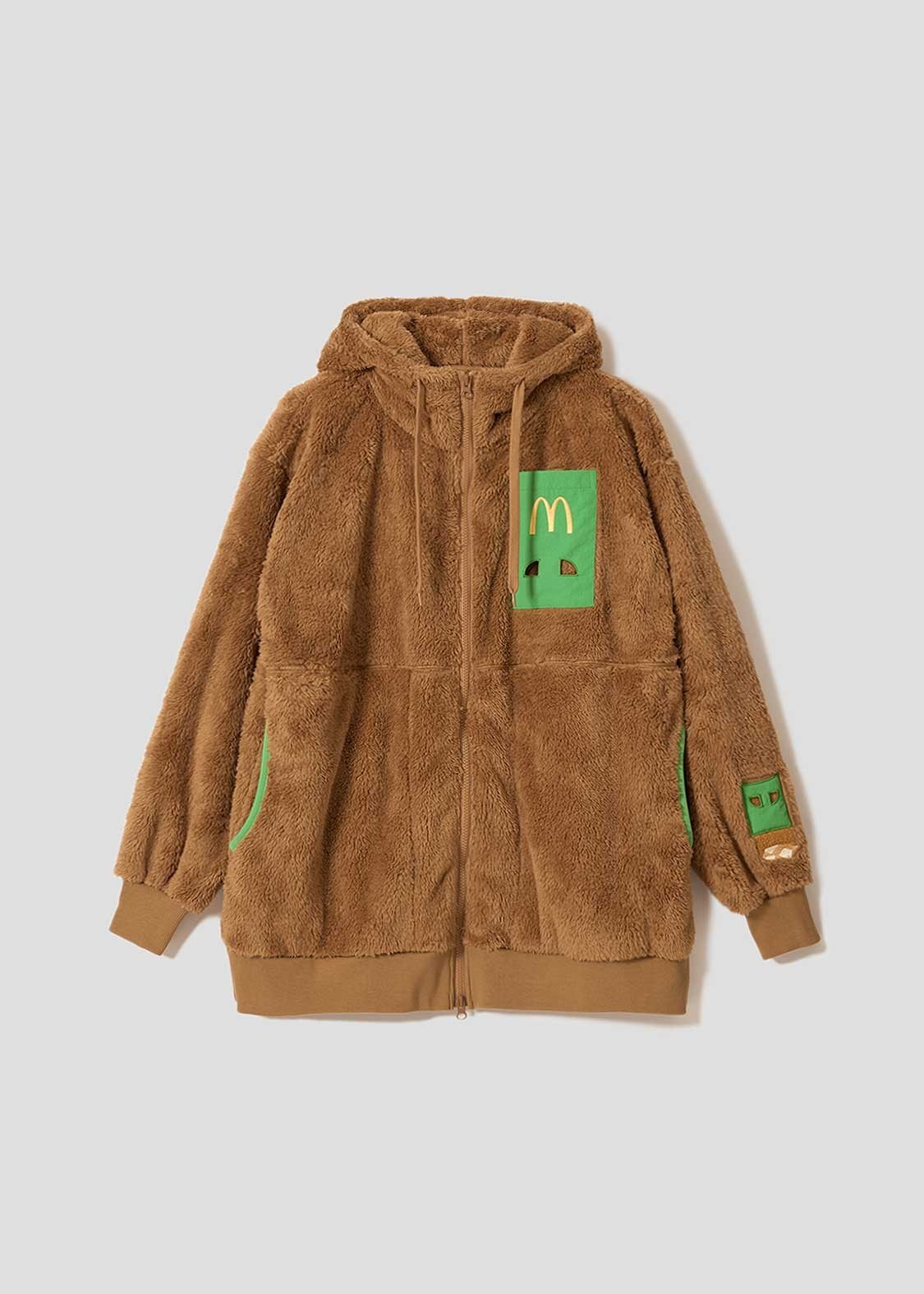 [Japan Limited] graniph McDonald’s Apple Pie BOA Zip Hoodie Unique Pocket NEW