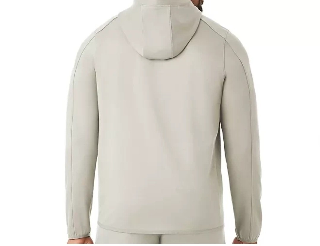 Member’s Mark Men’s Kangaroo Pocket Drawstring Luxe Hoodie Flax XL