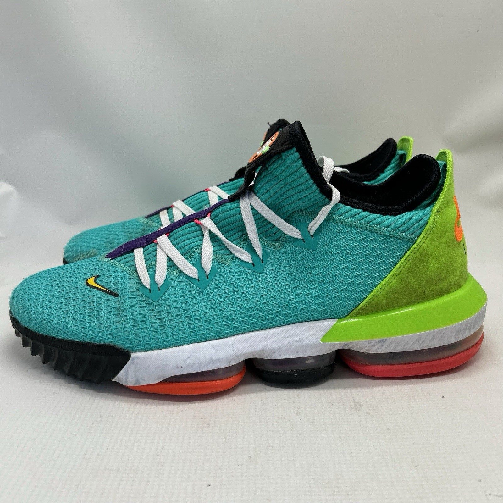 Nike LeBron James LBJ 16 Low Hyper Jade Men’s Size 14 US C12668-301 Basketball