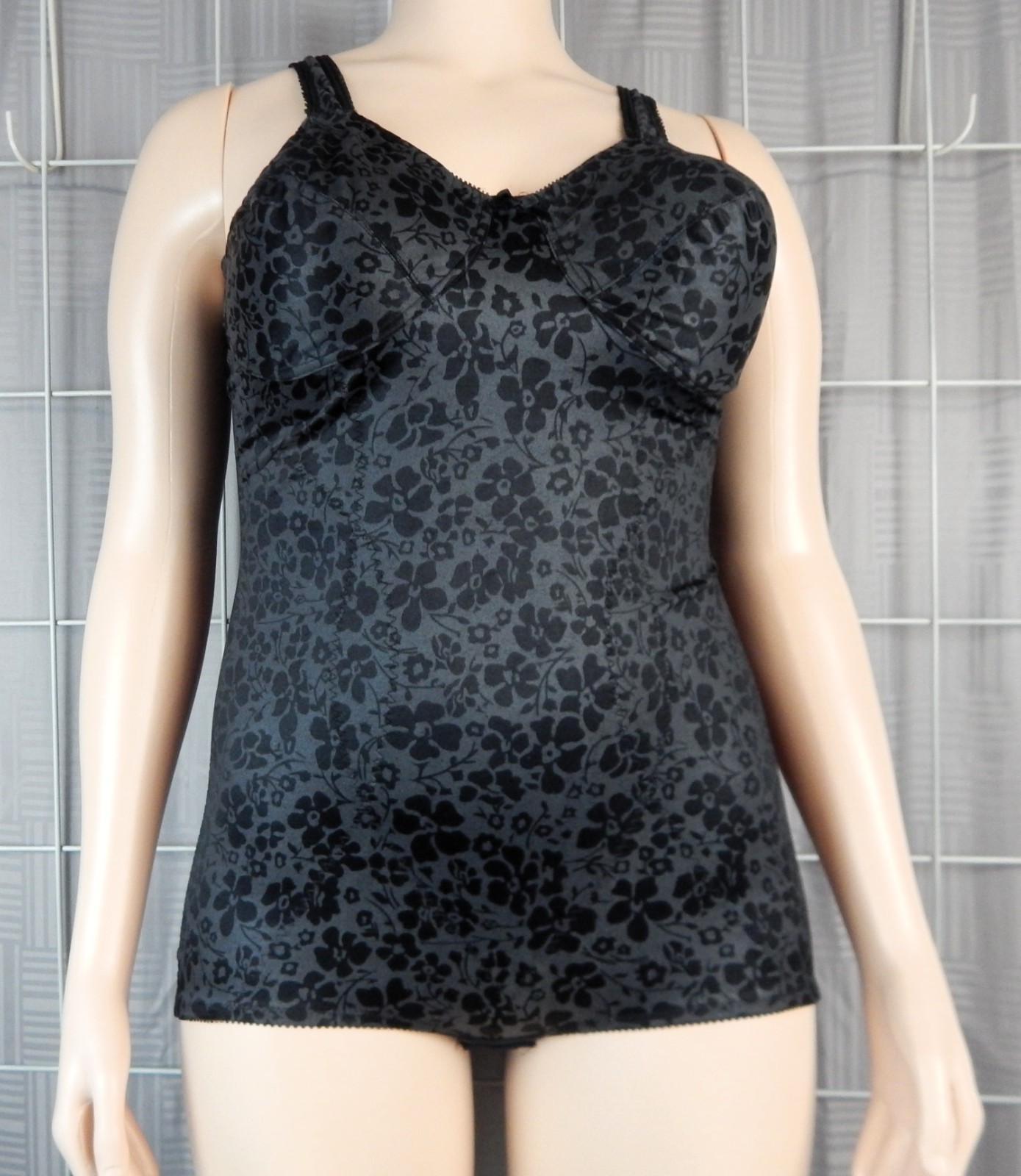 Venus of Cortland Women’s 42B Plus Size Black Firm Control Body Briefer #8601