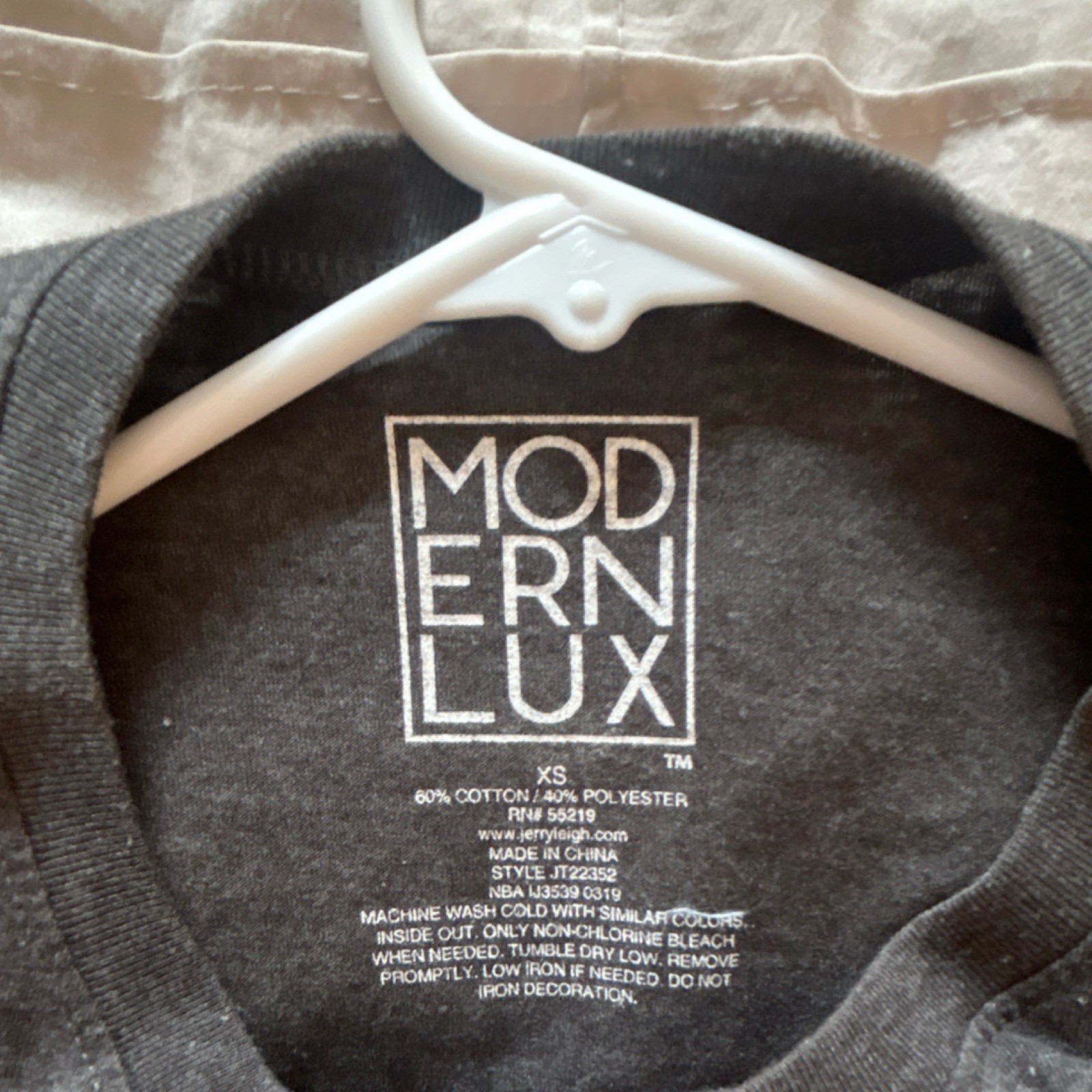 Modern Lux Cropped Graphic Good Vibes T-Shirt Grey XS Short Sleeve