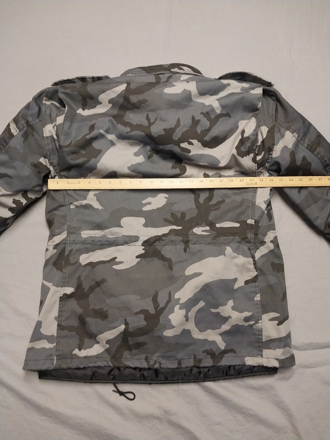 Military Jacket Mens Large Camo M65 Cold Weather Lined