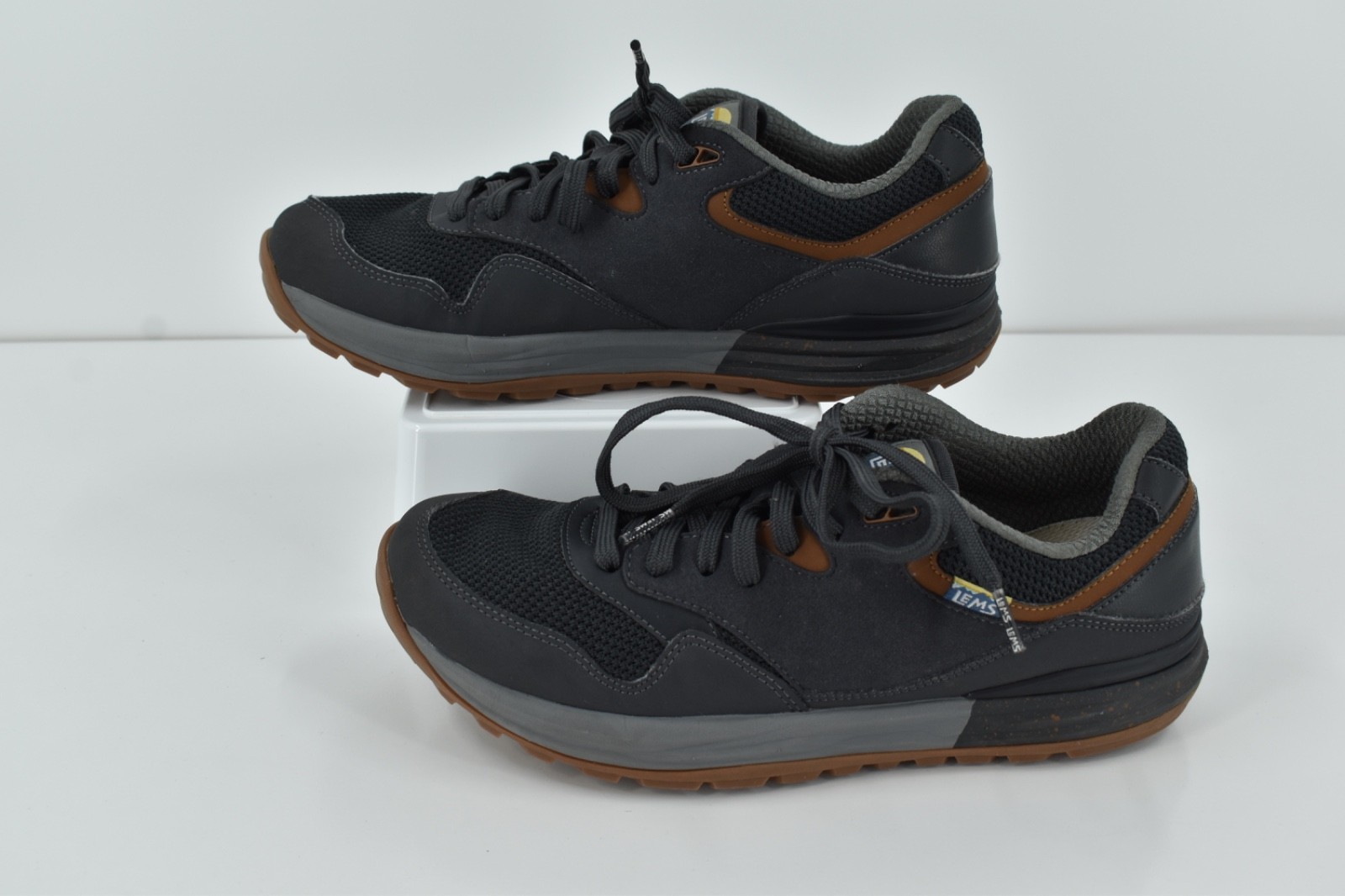 Lems Trailhead Mens Stormy Night Minimalist Hiking Sneakers Size 10 D Profile
