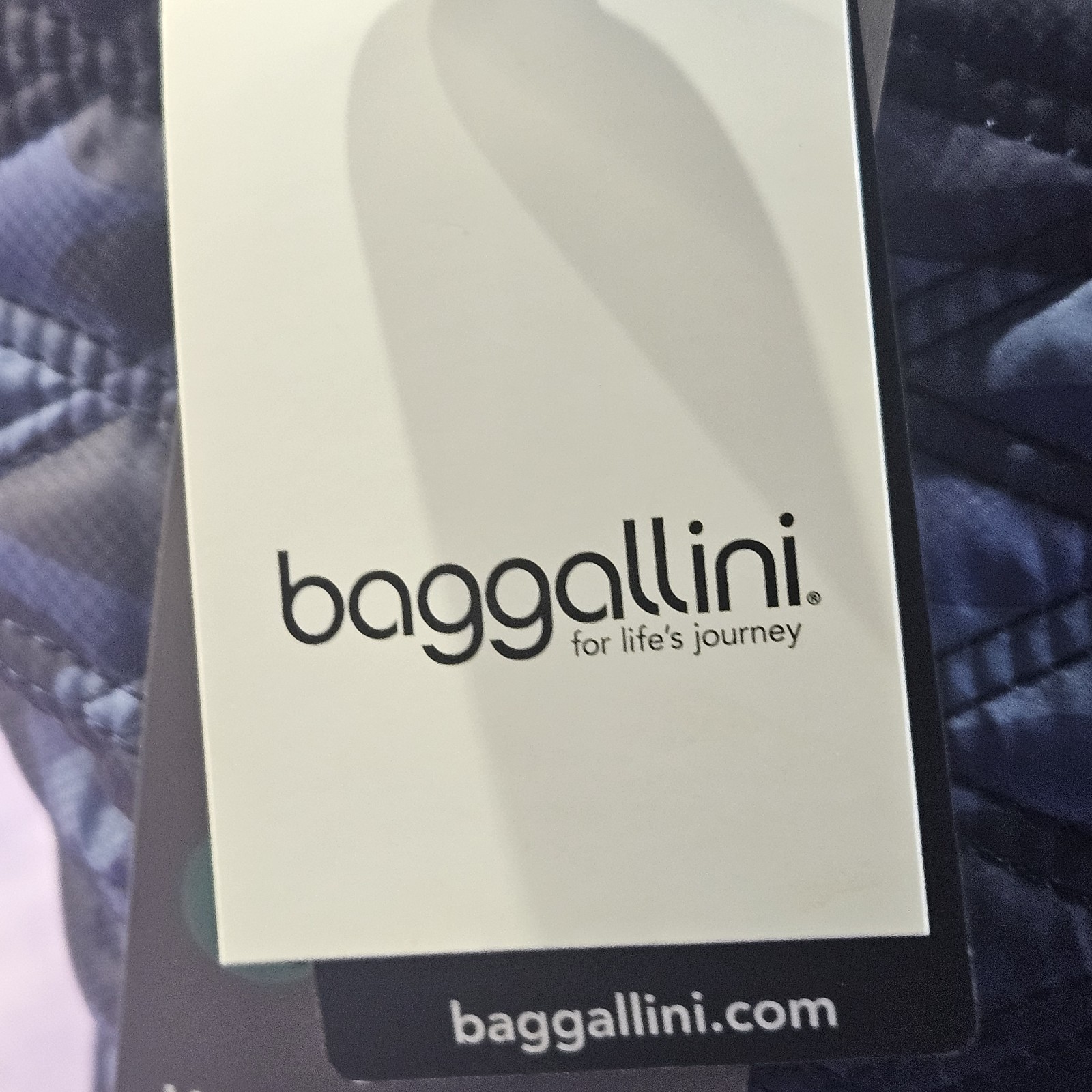 NWT “Baggallini Quilted Tote” Multicolor Tote Bag, Various Shades Of Blue, READ