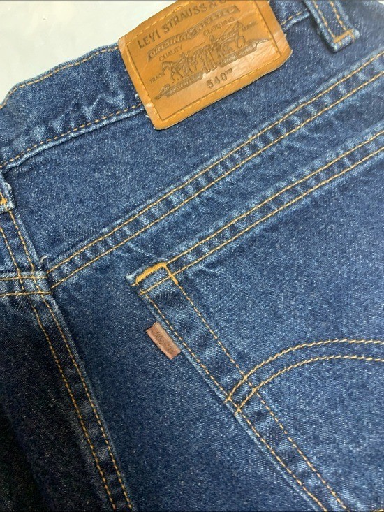 Levi’s Vintage 540 Brown Tag Made In USA Relaxed Fit Jeans 36 X 29