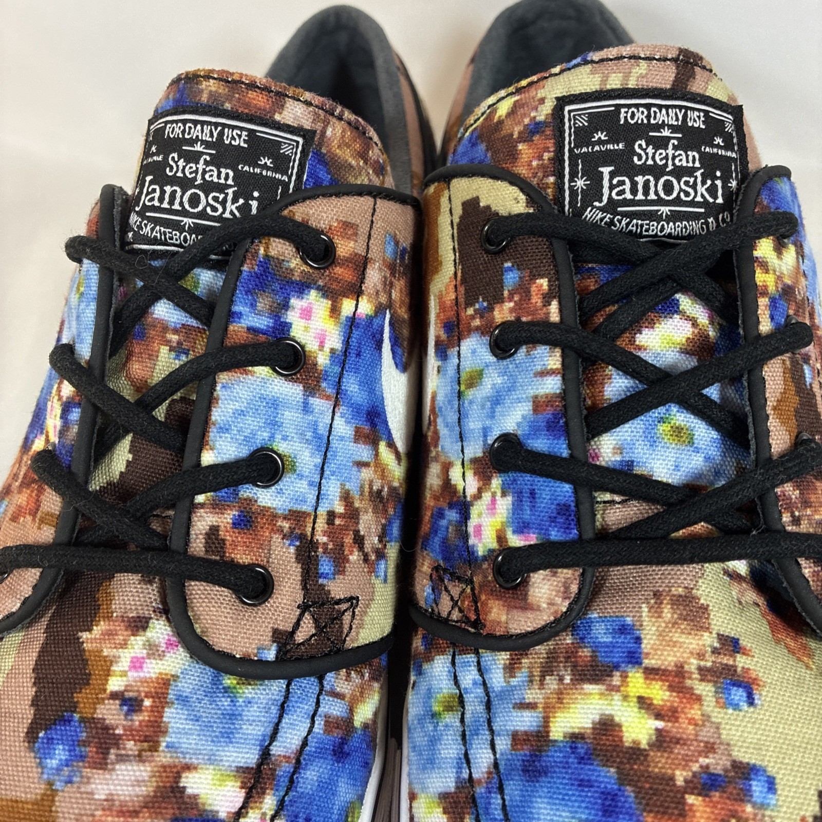 Nike Zoom Stefan Janoski PR Blue Digi Floral Men’s Size 11 Camo 482972-904