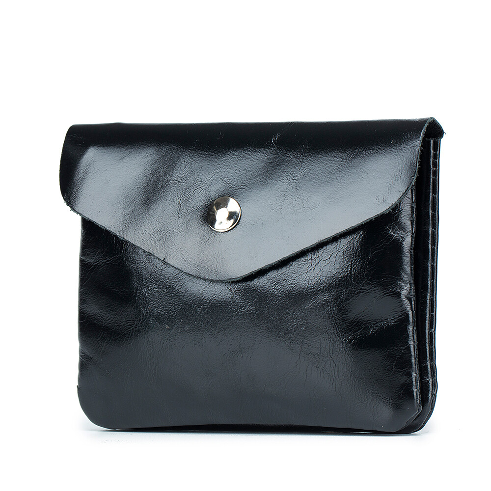 Coin Purse Genuine Leather Mens Tray Cash Change Wallet Key Holder Money Pouch