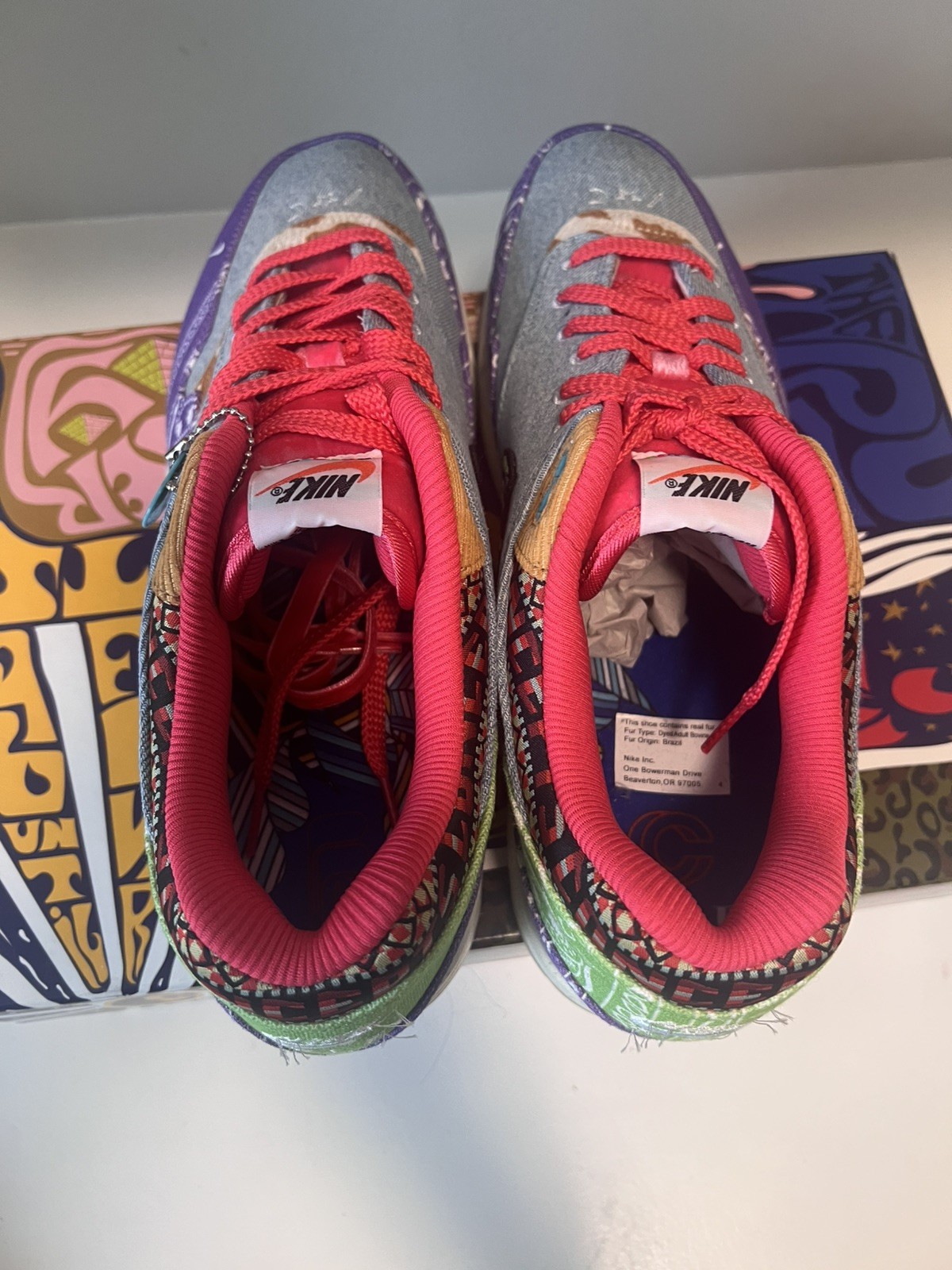 NIKE AIR MAX 1 SP x CONCEPTS FAR OUT PACKAGE SPECIAL BOX DN1803-500 MENs Size 15