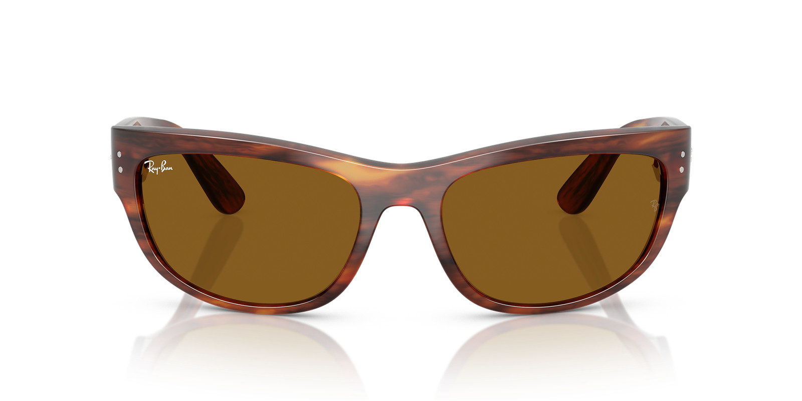 Ray-Ban Mega Balorama Striped Havana/Brown 60 mm Sunglasses RB2289 954/33 60