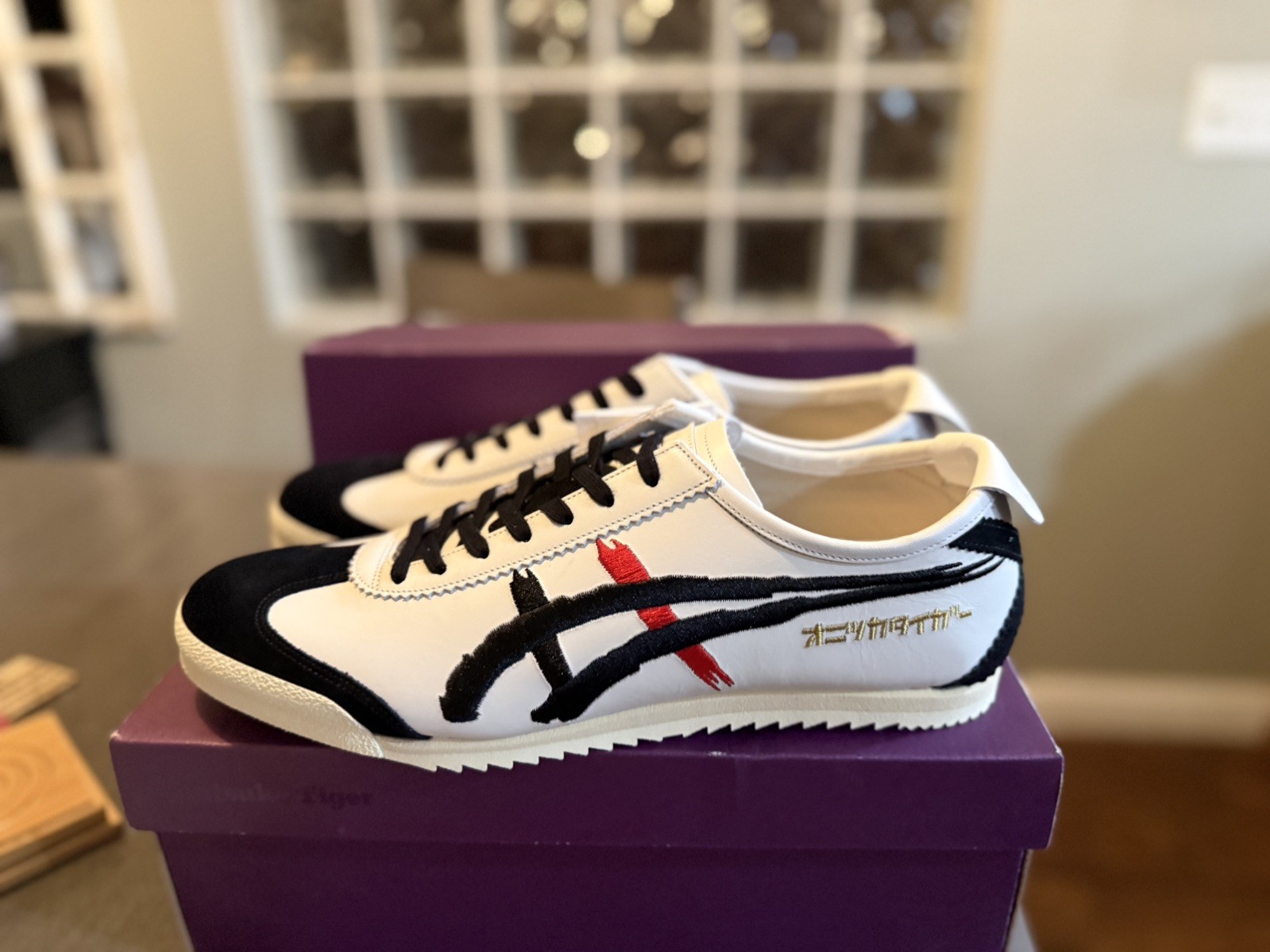 Onitsuka Tiger MEXICO 66 DELUXE NIPPON MADE sneaker 1181A119 US11.0 WHITE BLACK