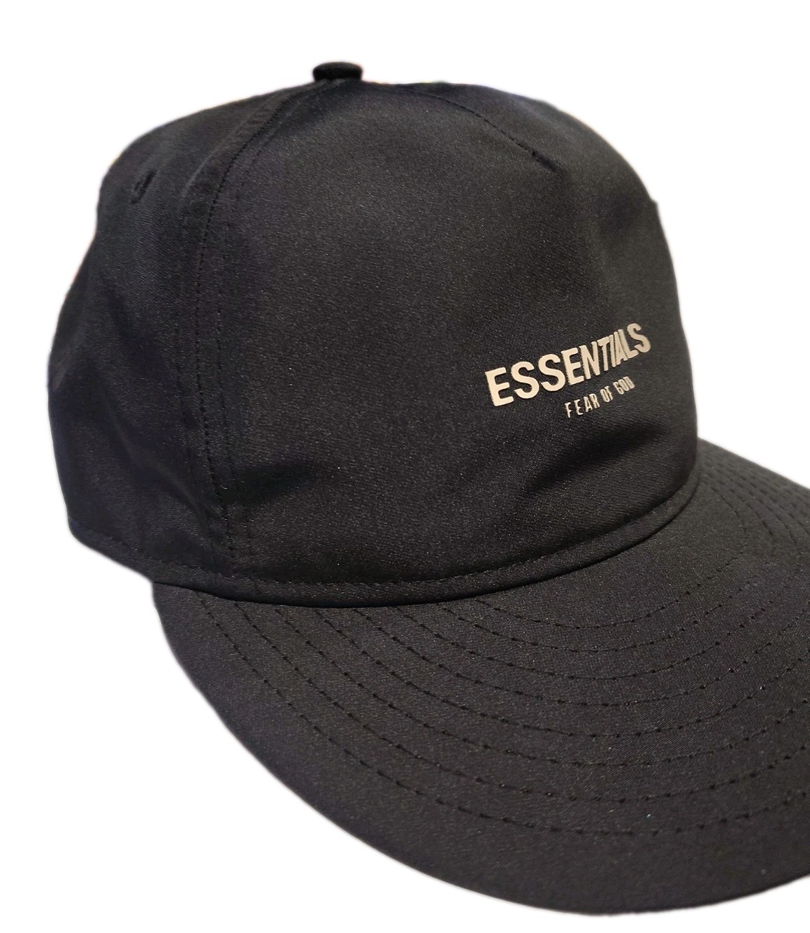 New Era x Fear Of God Essentials FOG 9Fifty Nylon Strapback Hat Cap Black