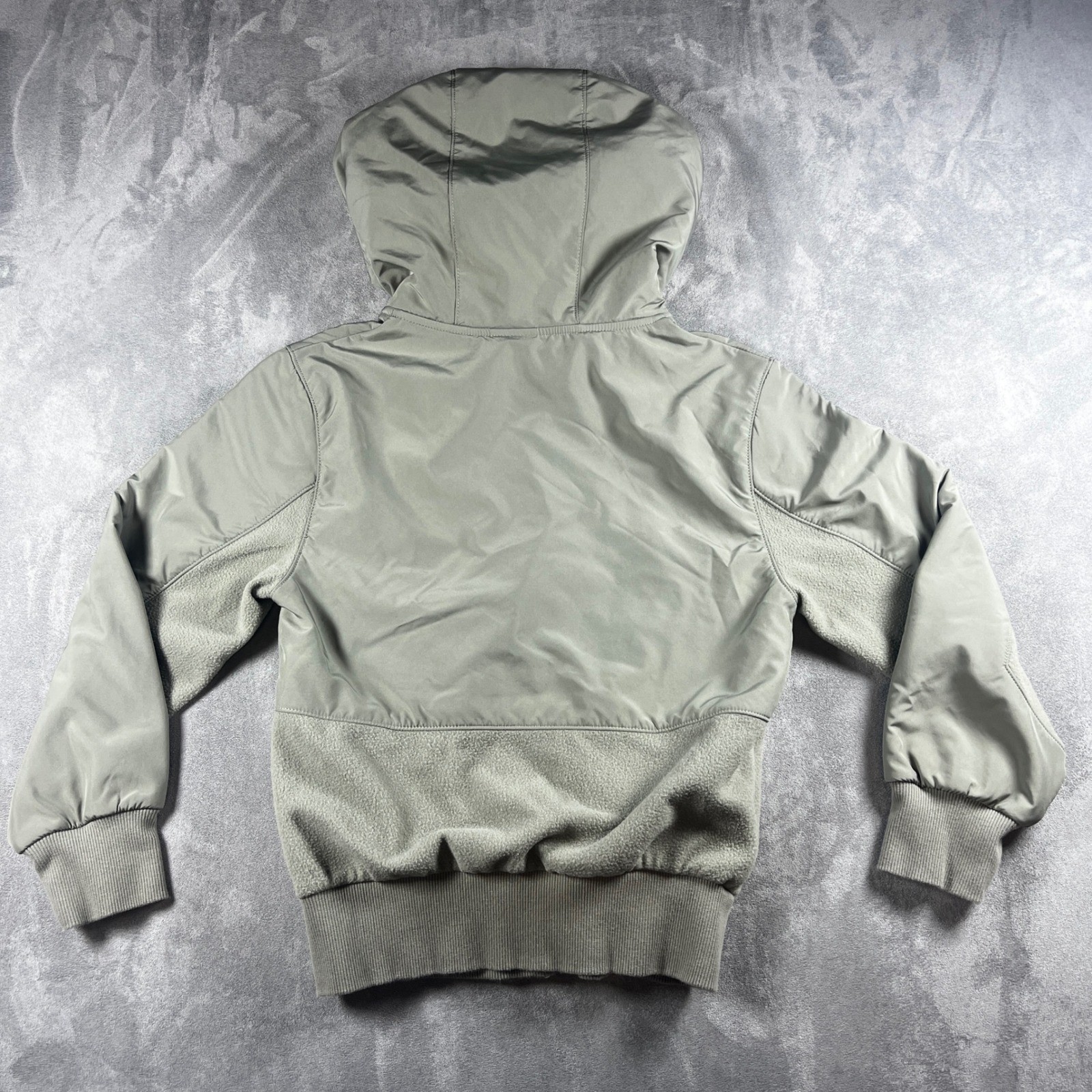 Nike City Utility EasyOn Therma-FIT Jacket Youth Small Green Full Zip Hooded