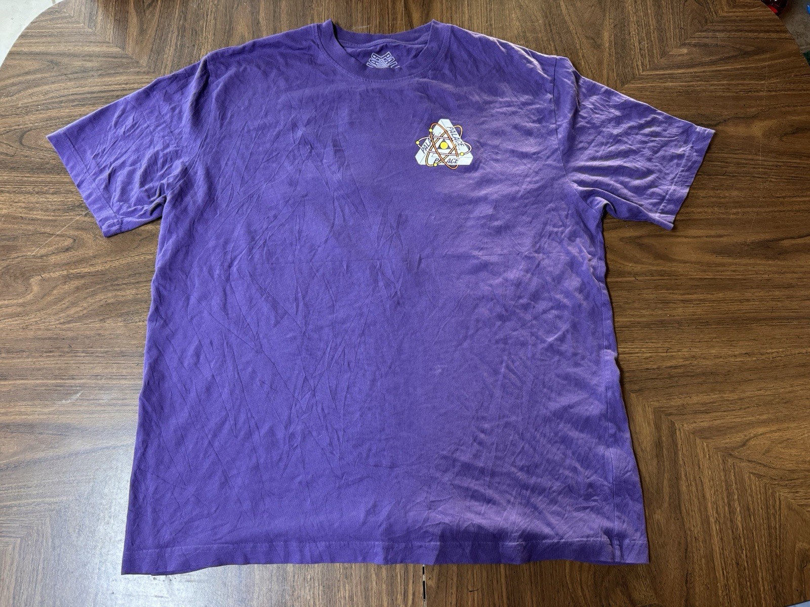 Palace Tri Atom Skate Street T-shirt Tee Men’s XXL Purple