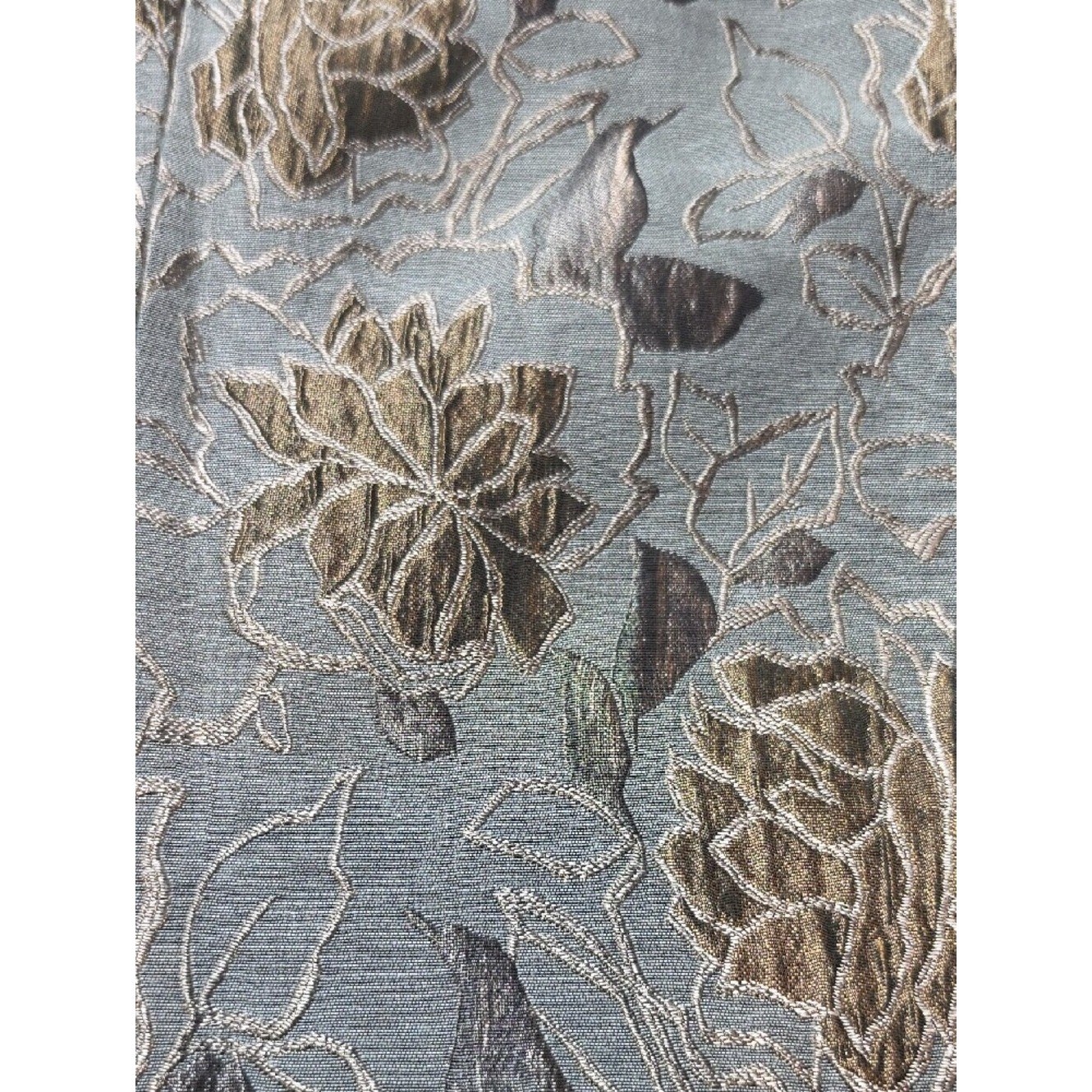 ARMANI COLLEZIONI | Metallic Floral Brocade Italy Structured Blazer Jacket | 14