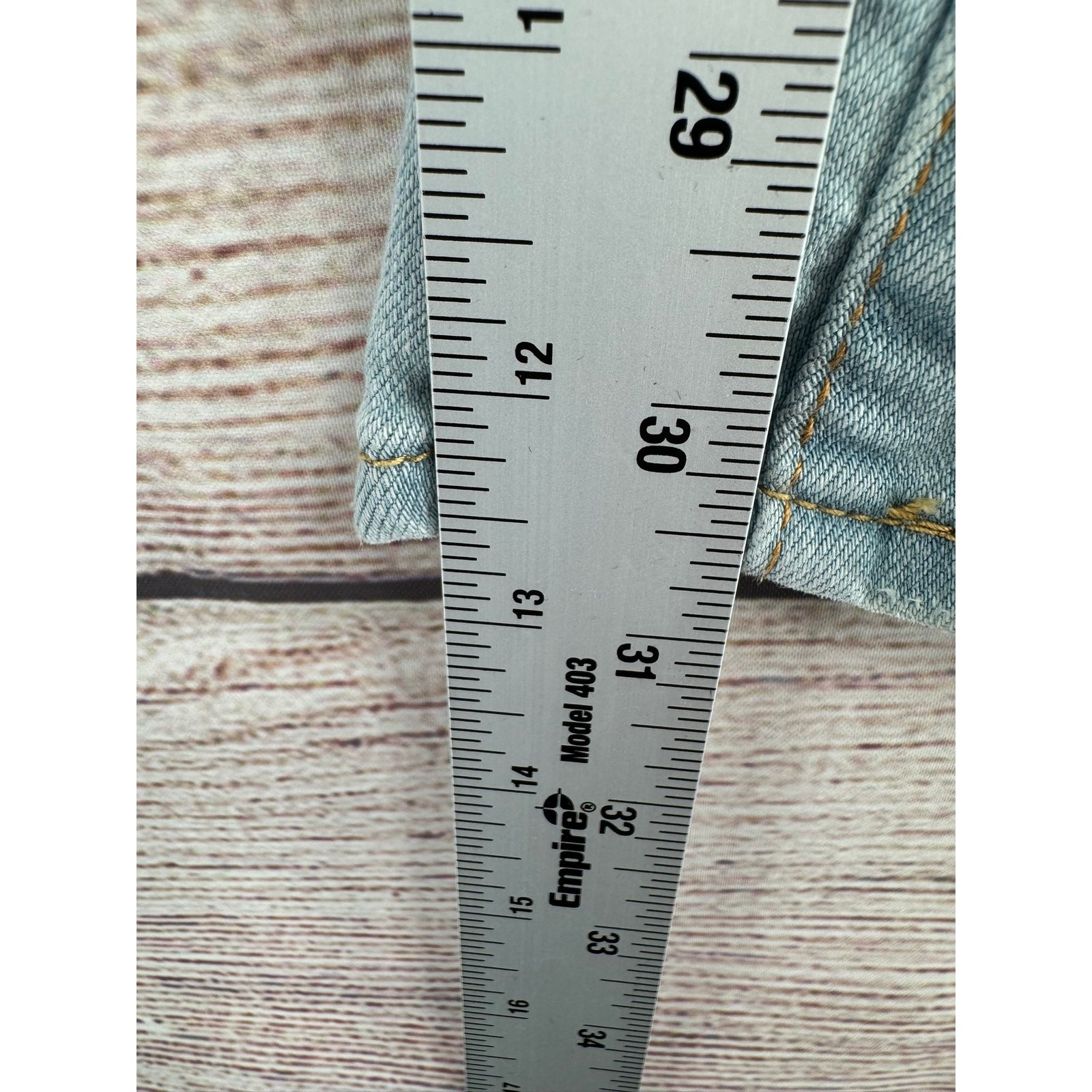 Levi’s 726 Flare Stretch Jeans Womens 28 Blue Light Wash Denim