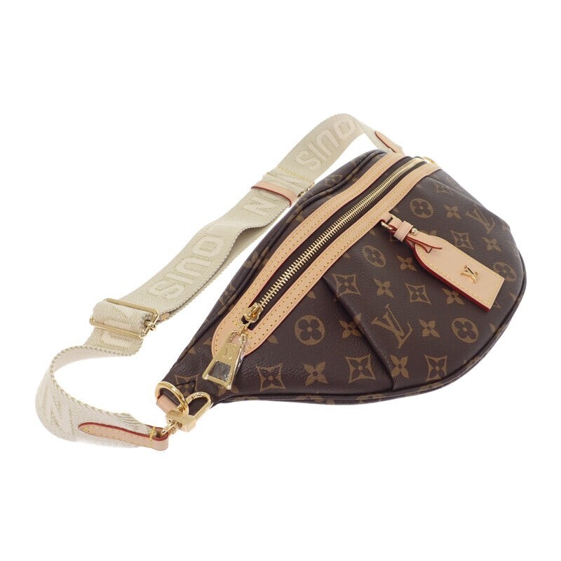LOUIS VUITTON High Rise Monogram Body Bag Brown Gold Hardware Women’s TGIS