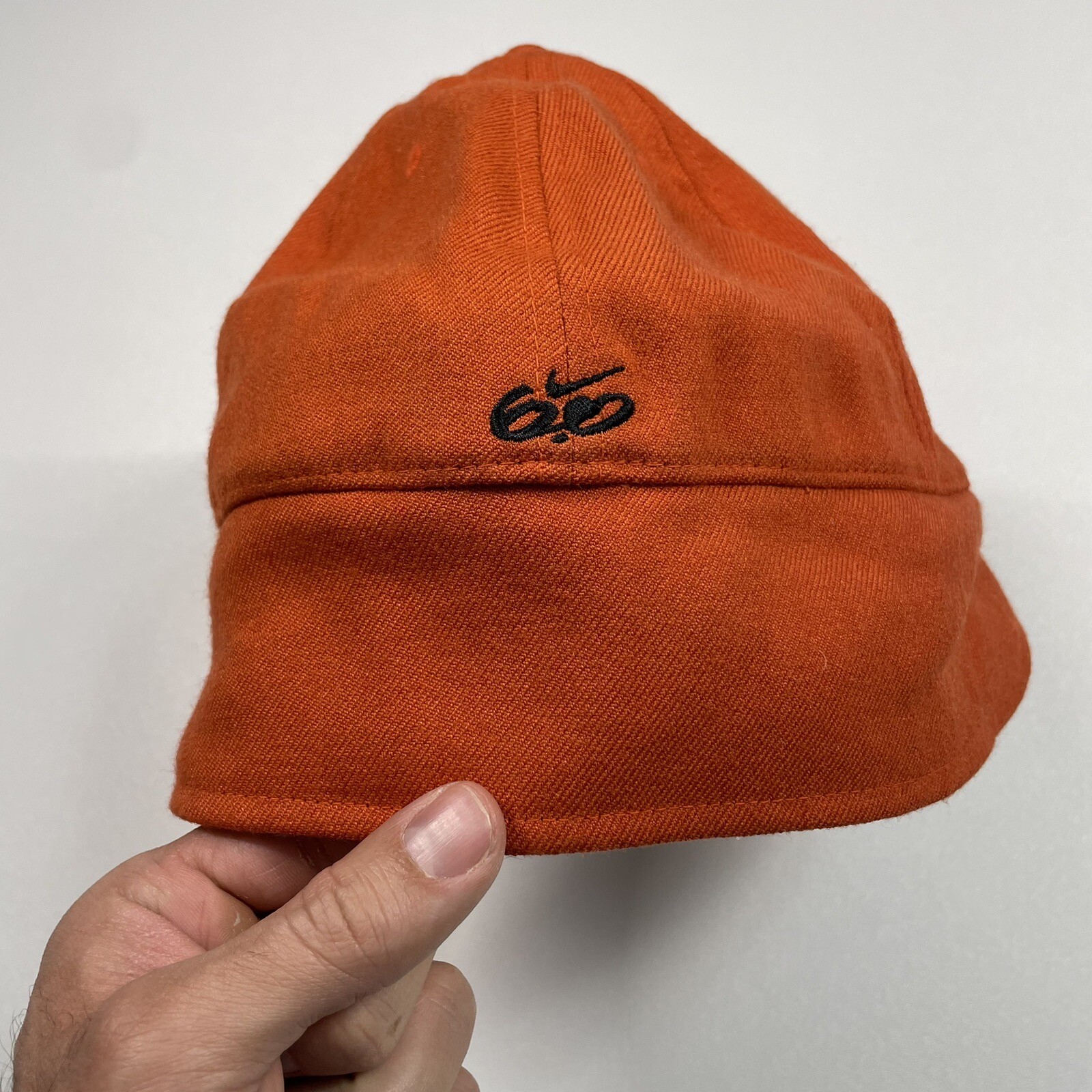 Nike 6.0 Trapper Hat Cap Men’s L-XL Orange Outdoor Wool Blend Embroidered