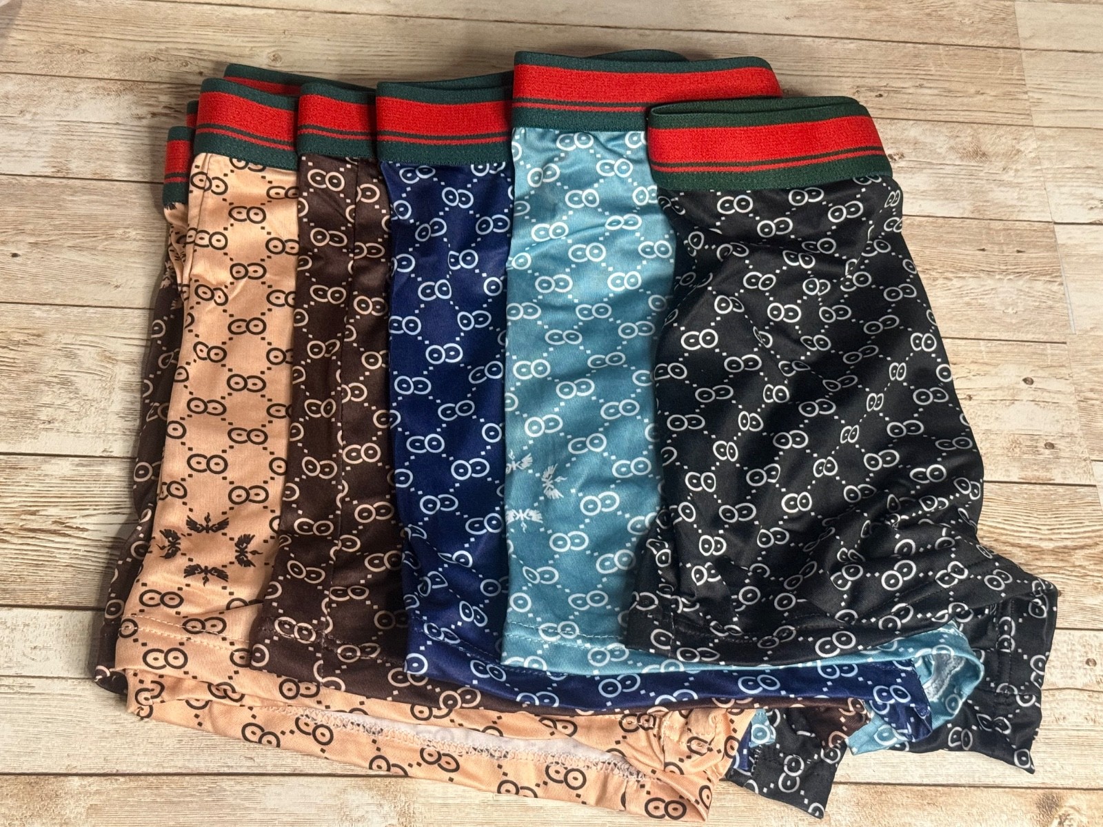 5 PCS Men Boxer Briefs Sexy Underwear Shorts Underpants Male Gift Size Large