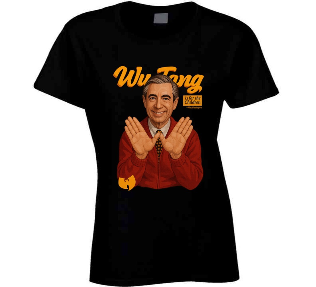 Wu-tang Is For The Children Mr Rogers Funny Parody T Shirt