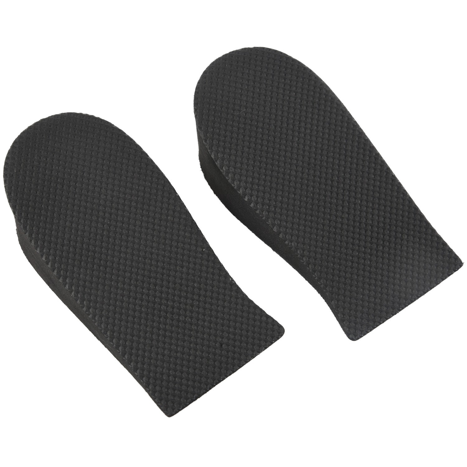 3X(2 Pcs 1.5″ Height Increase Heel Lifts Foam Pads Insoles Black L3T6)8876