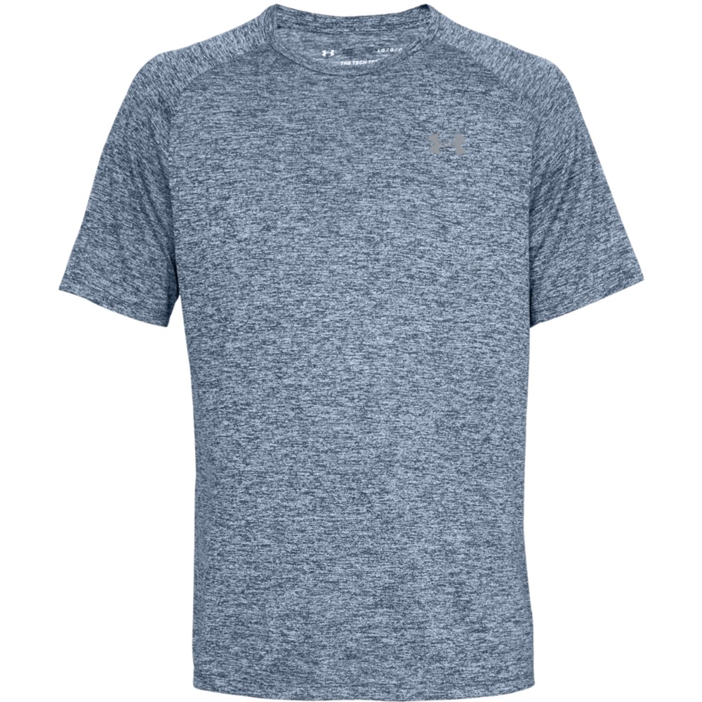 Under Armour 1326413 Men’s UA Tech 2.0 Training T-Shirt, Academy/Steel, Small