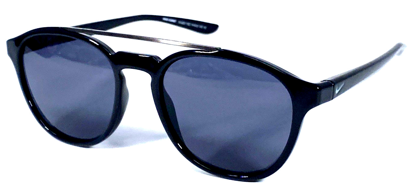 NIKE “KISMET” EV1203 001 Italy Black Aviator Sunglasses 54-19-145