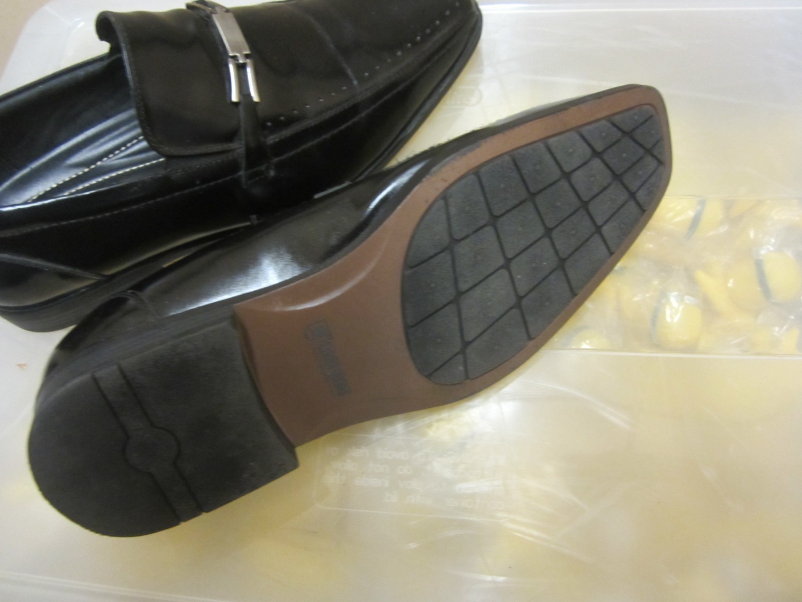 Stacy Adams Black leather and Made Man upper Dress Shoes Size 12W