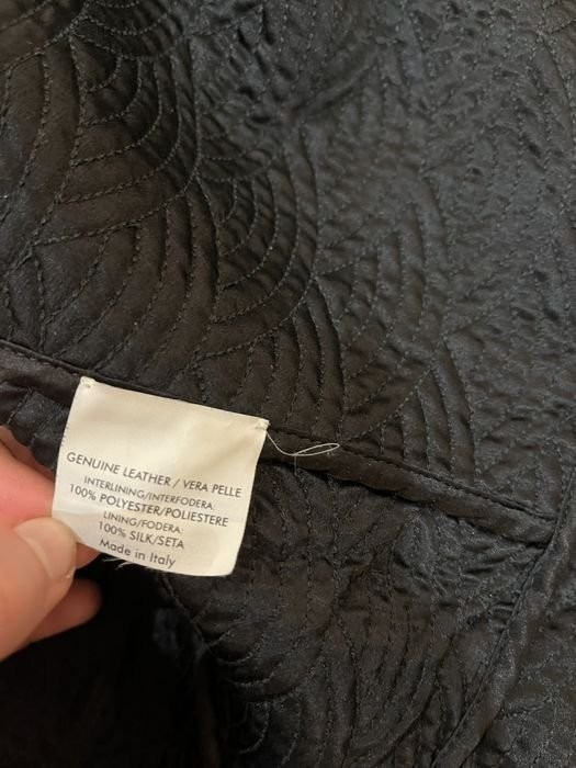 Men Yves Saint Laurent Jacket Black Leather 34