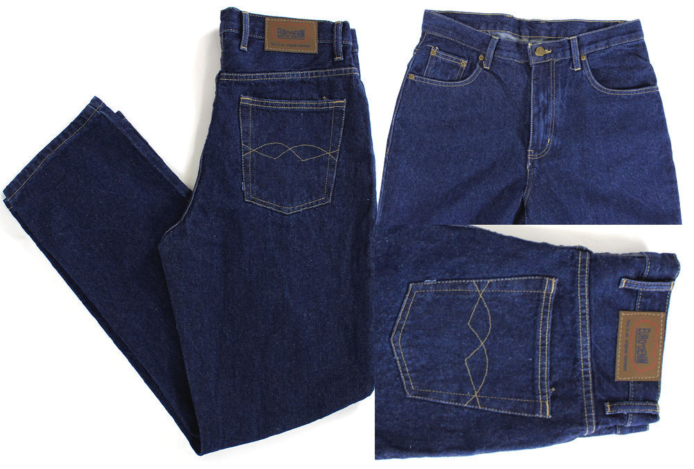 NEW MENS BASIC HEAVY DUTY REGULAR STRAIGHT FIT DENIM JEANS HARD WEARING 30″-48″