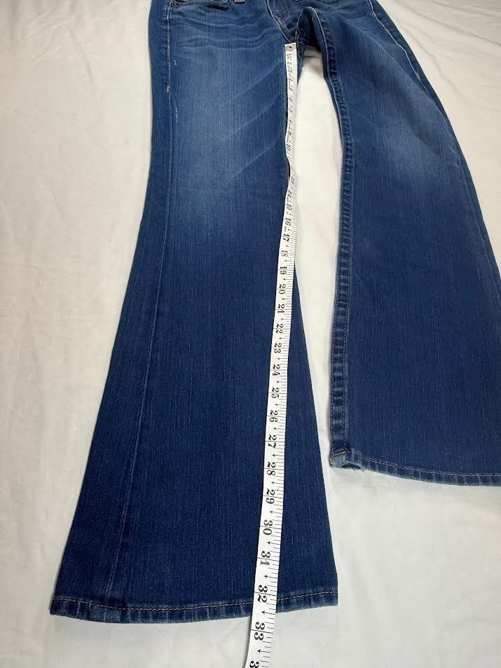 Vintage True Religion Womens Jeans 30 Becky Bootcut Stretch Denim Pants USA Made