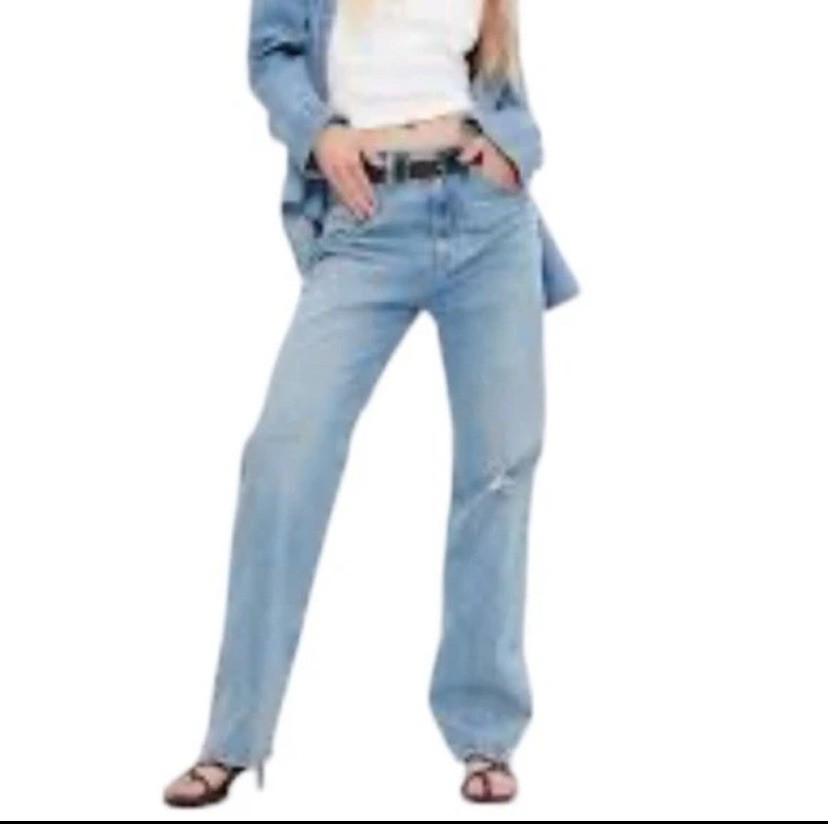 GAP | High Rise ’90s Loose Blue Denim Jeans Vintage Light Wash Womens Size 6/28R