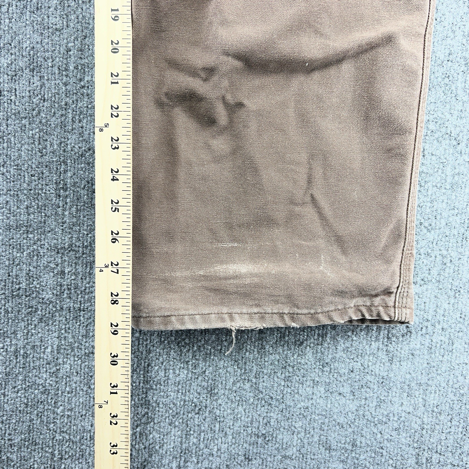 Vtg Carhartt B11-CHT Heavy Pants Mens 42×30 Brown Utility Workwear Carpenter