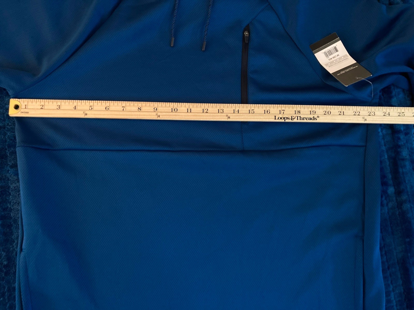 Russell Thermaforce Flex Dri-Power 360 Men’s Blue Hoodie Size Medium (38-40)