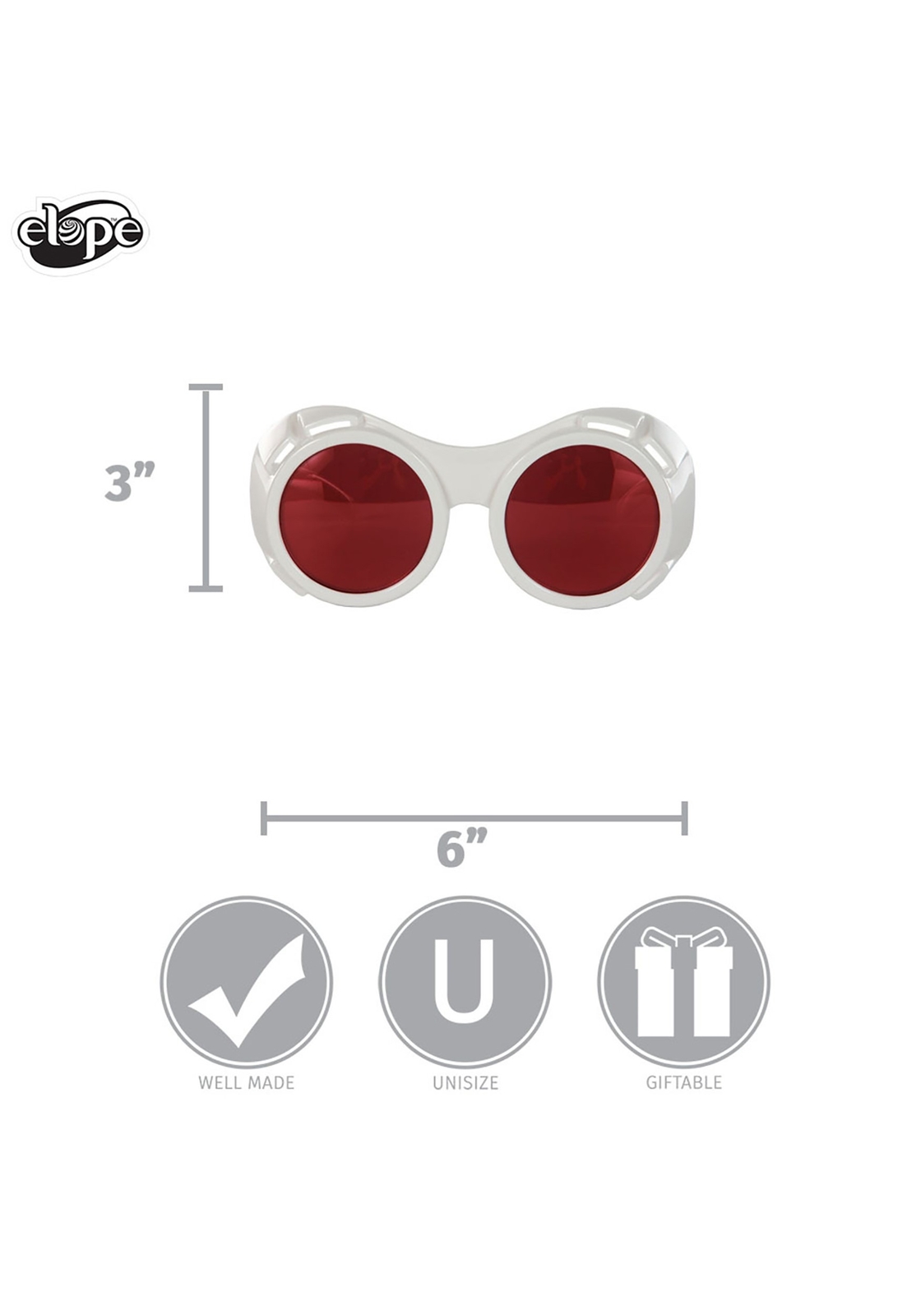 White/Red Hyper Vision Goggles