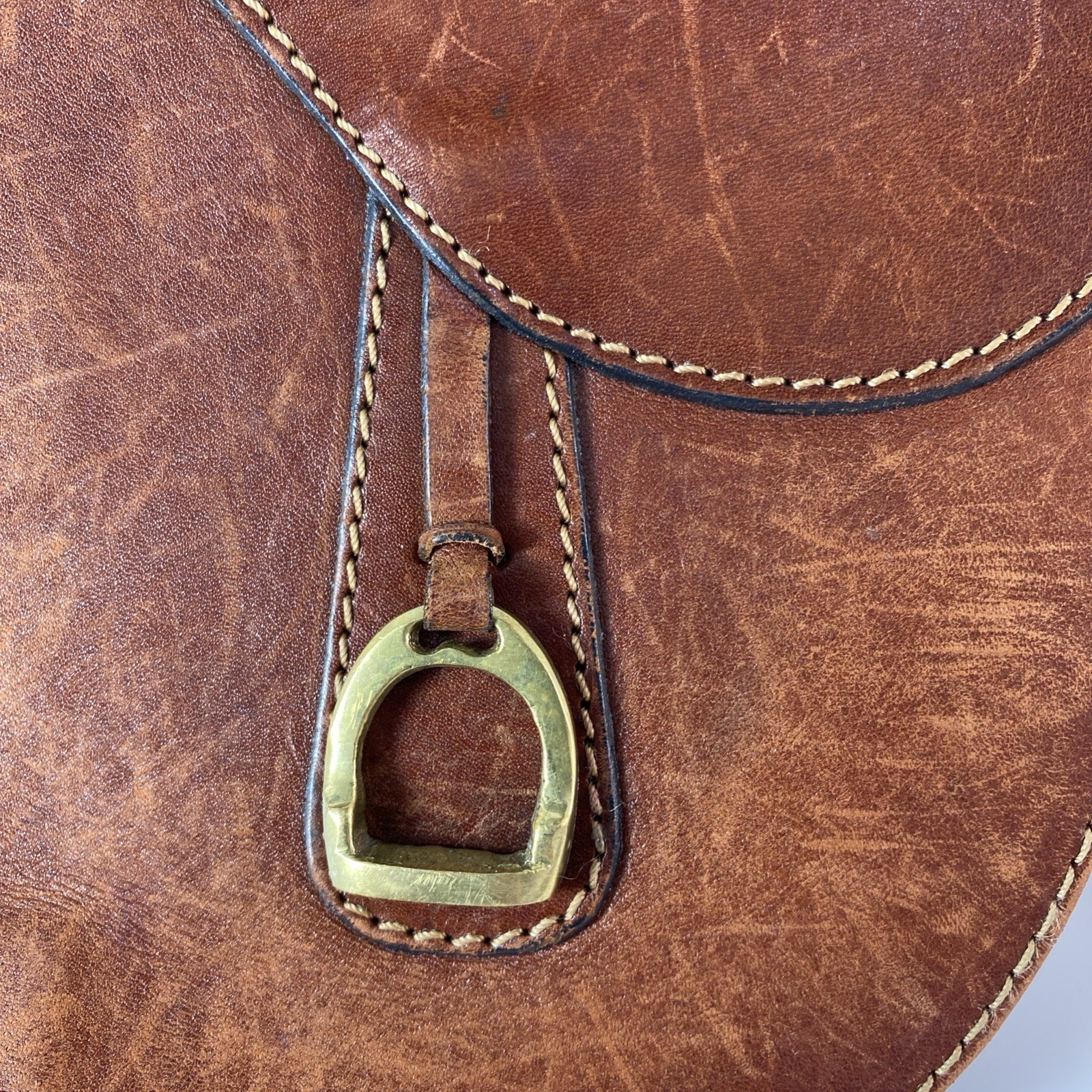 Talabarteria Mattaldi Leather Shoulder Bag 11 In Wide Approx 7 In Depth