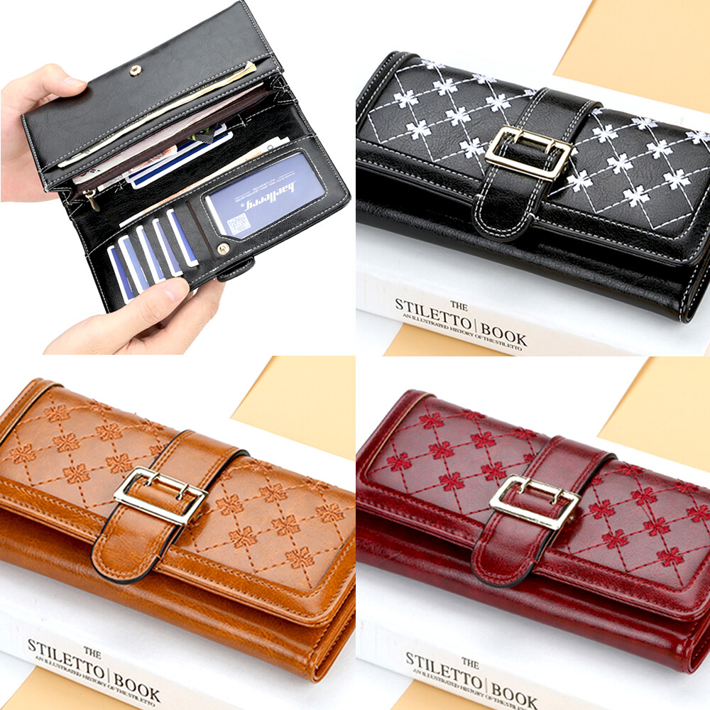 Money Manager Women’s Wallet Clutch Organizer Phone Card Holder with Hasp Gifts