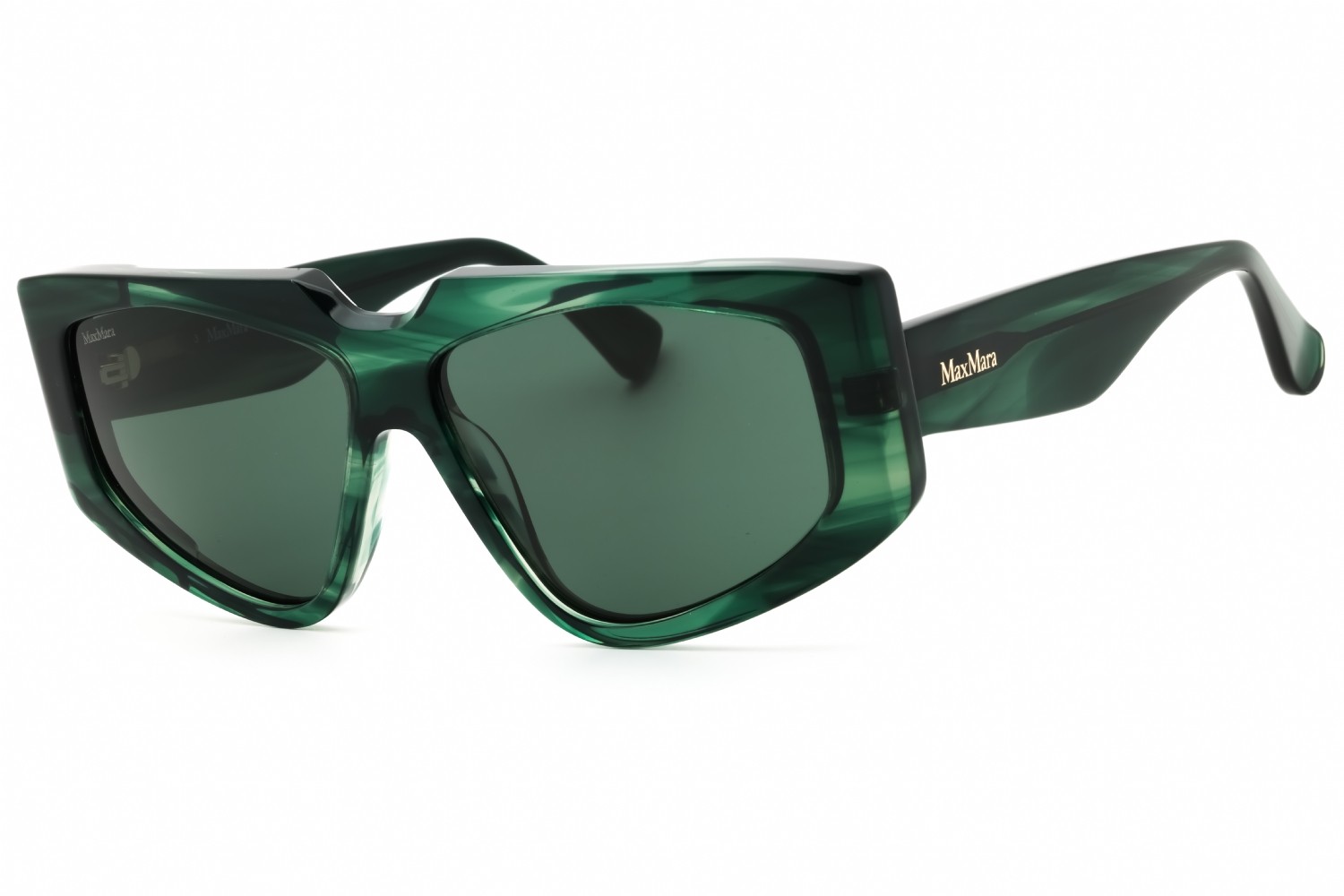 MAX MARA MM0125-98N-58 Sunglasses Frame Size 58mm 140mm 13mm GREEN Women