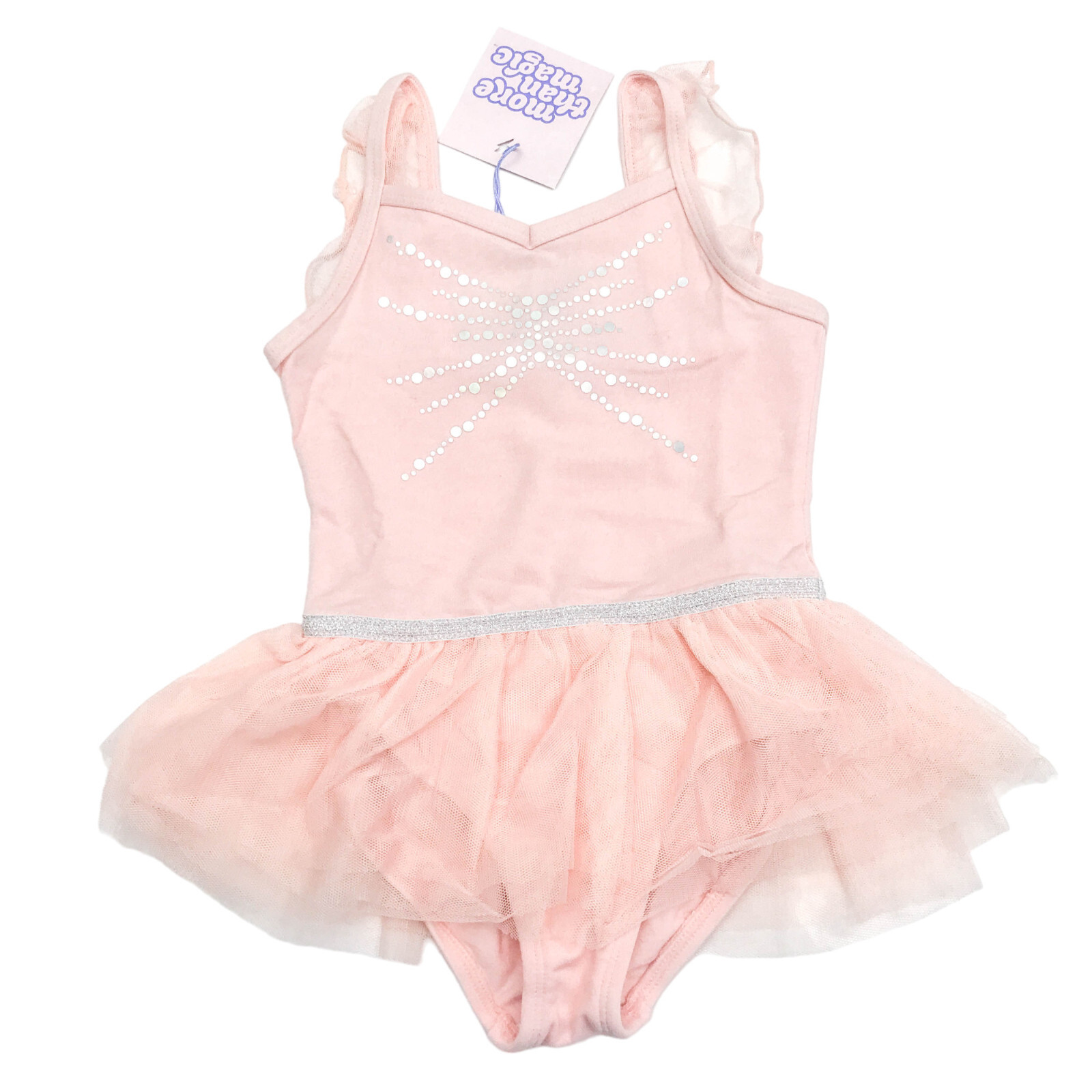 More Than Magic Toddler Girls Size 3T Dance Skirted Leotard Pink