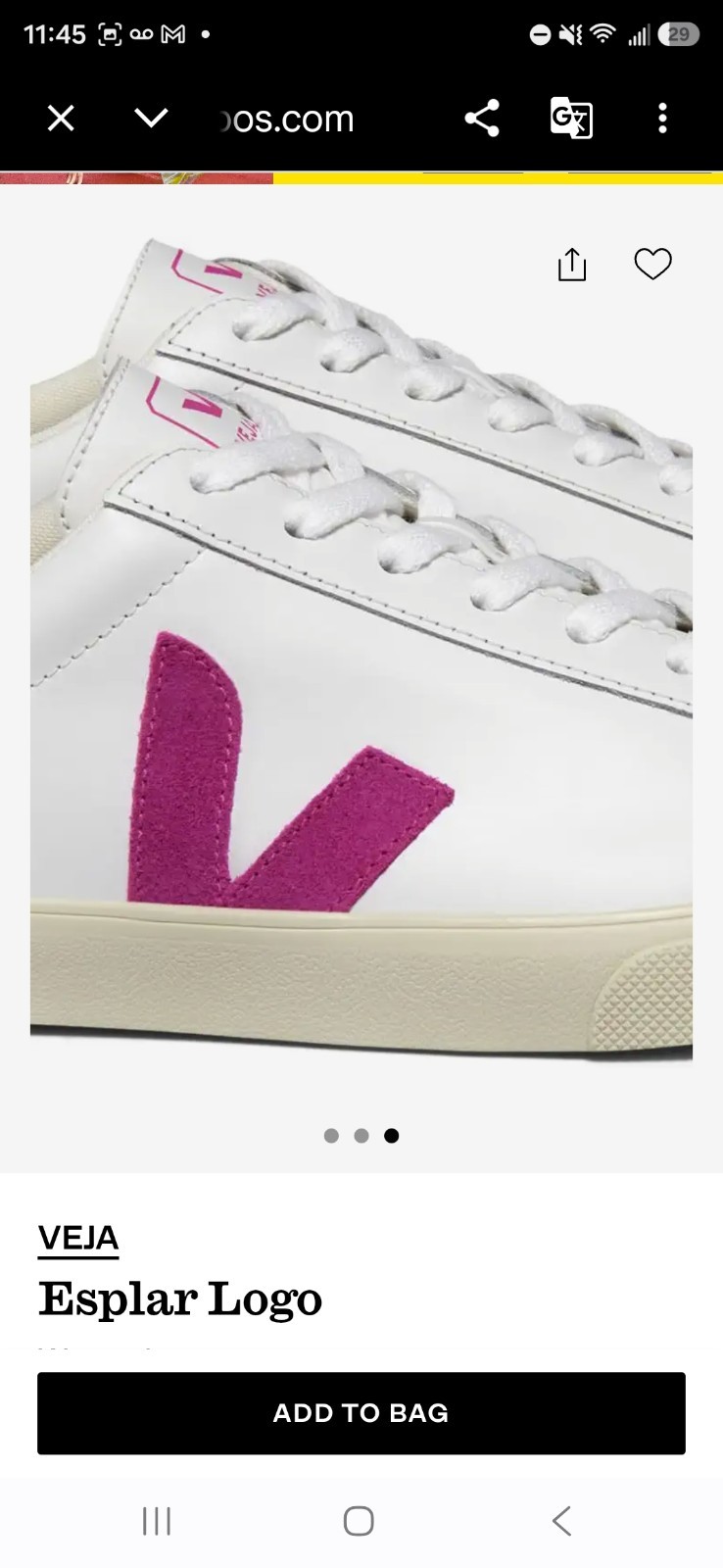 NWT Unisex Esplar Logo Leather Sneakers Ultraviolet Extra White W9/M7