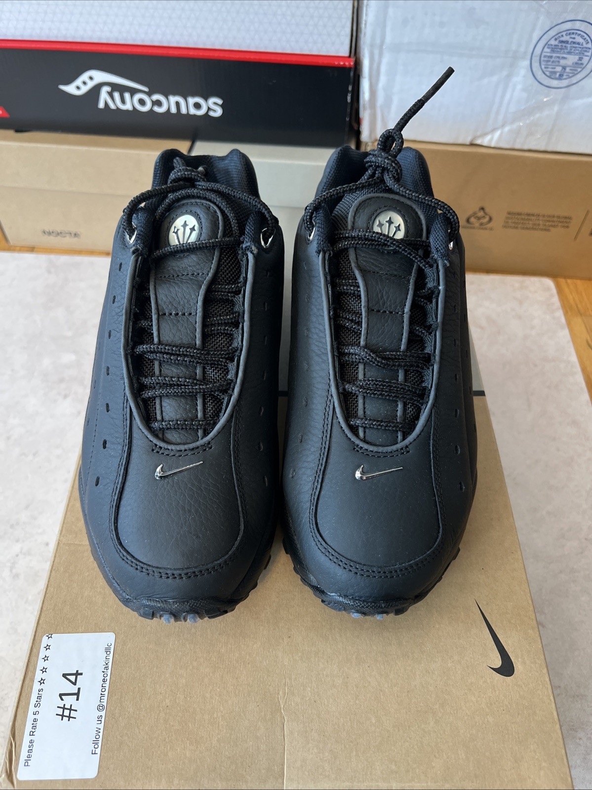 New Size 6M/7.5W Nike Air Terra Hot Step x NOCTA Drake Black/Chrome