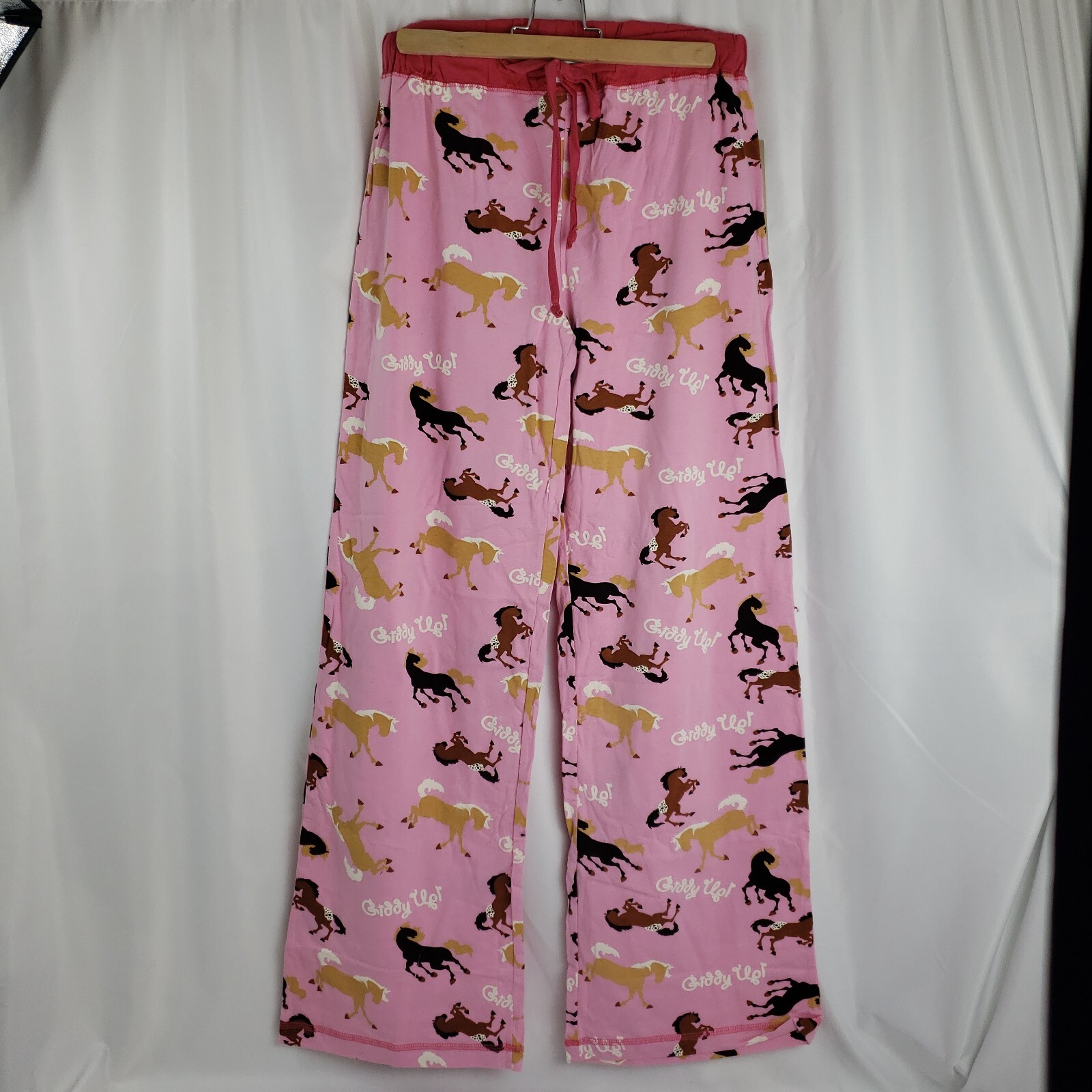Lazy One Women’s Giddy Up Horse Yoga PJ Pant – Large Only