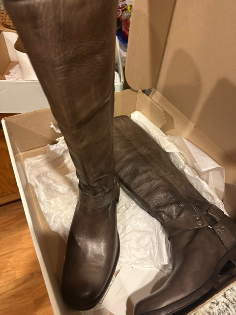 Frye Phillip Harness Tall boots Whiskey color, size 10 M