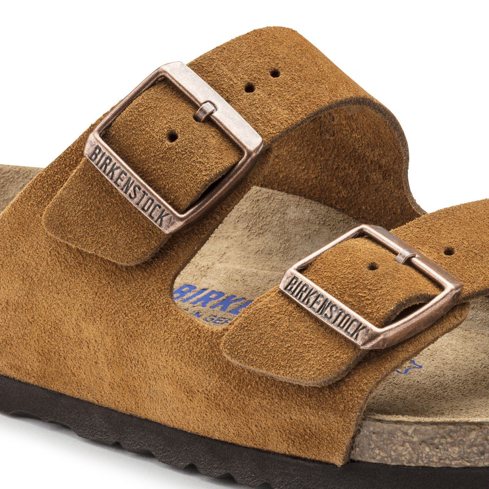 Birkenstock Arizona Soft Footbed Sandals Suede Mink Casual Shoes EU37-45