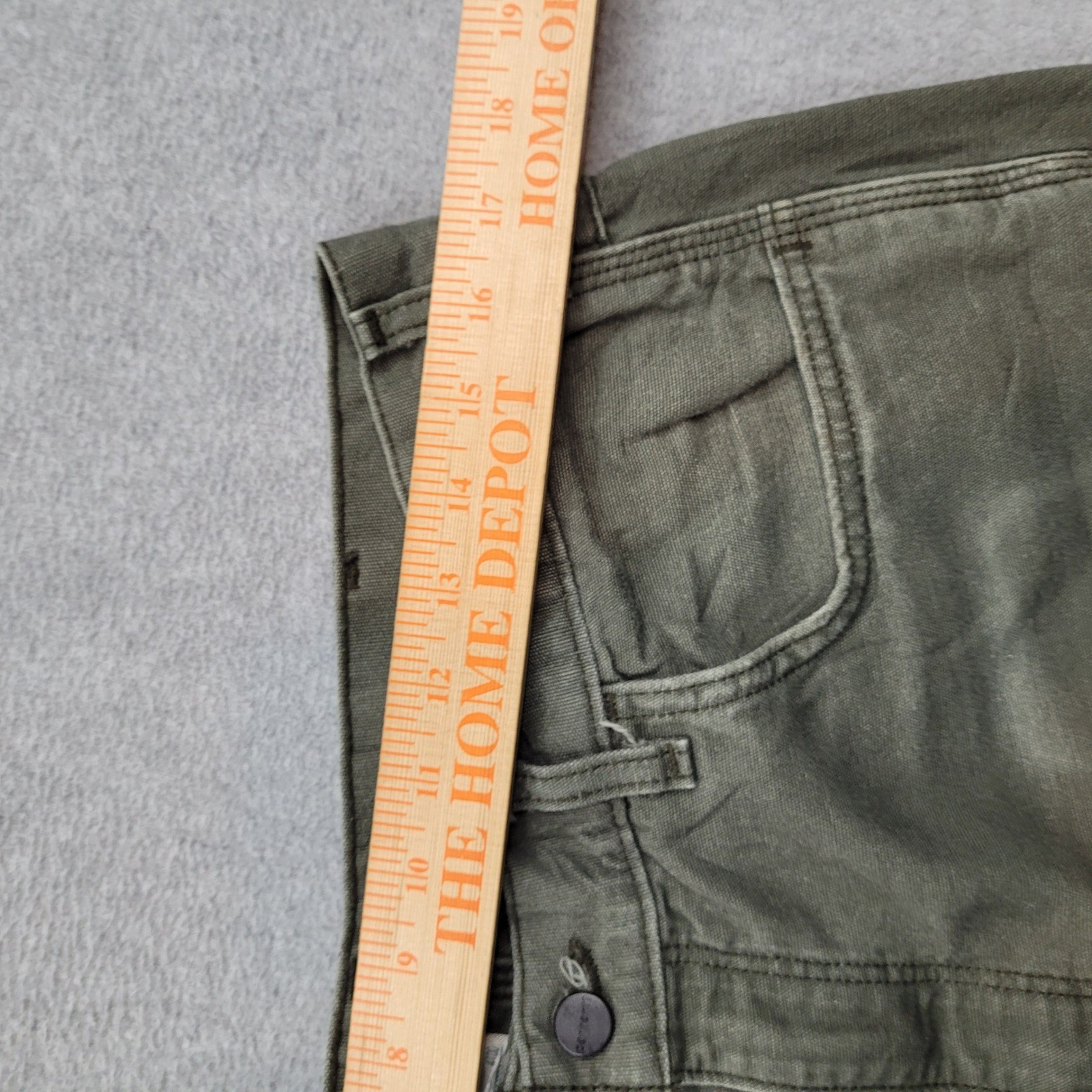 Carhartt FRB159-MOS Flame Resistant Canvas Pants Mens 36×30 Green Workwear CAT 2