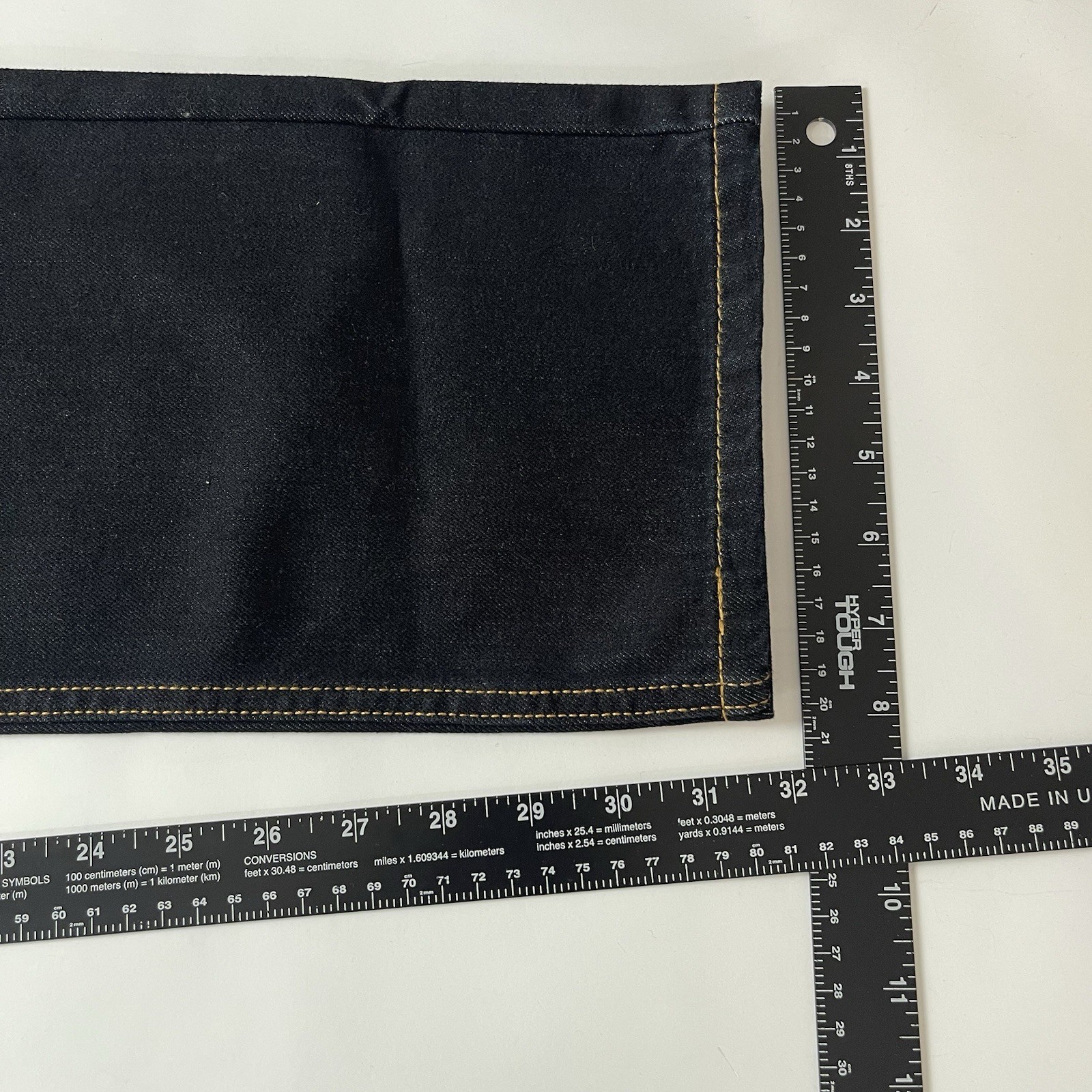 Levis 513 Jeans Mens 34×32 Black Blue Slim Straight Dark Wash Preppy Grunge NEW