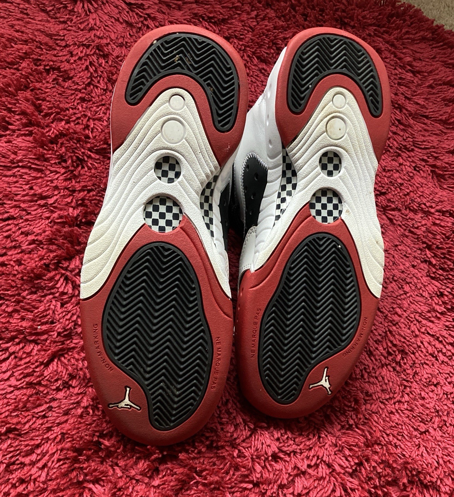 Kids Black White and Red Basketball Sneakers – Jordan Inspired Basketball Shoes