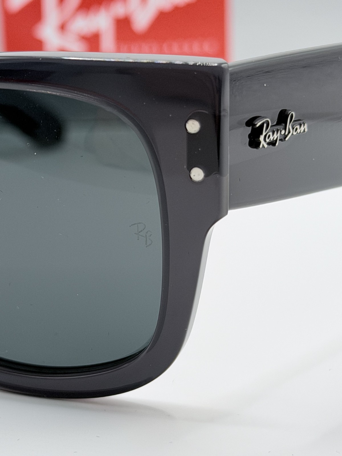 Ray-Ban MEGA WAYFARER RB0840S 1406/B1 Sunglasses Black Frames Gray Lenses 145