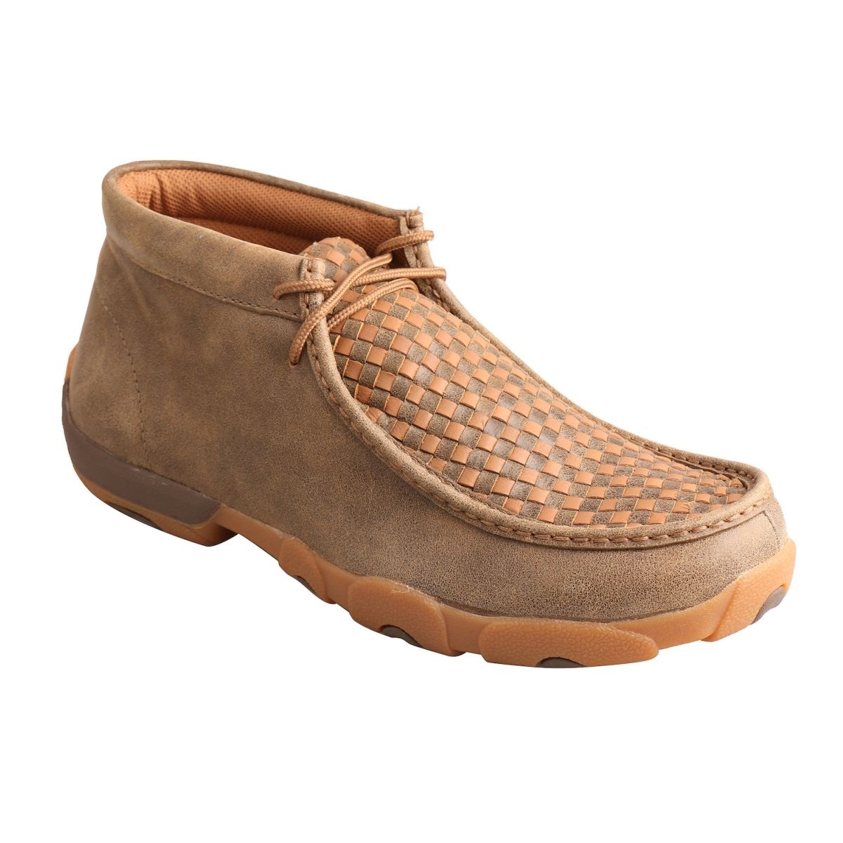 Twisted X Men’s Bomber/Tan Patchwork Driving Mocs MDM0033